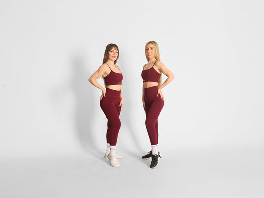 Bordo Rengi Push Up Tayt Modelleri