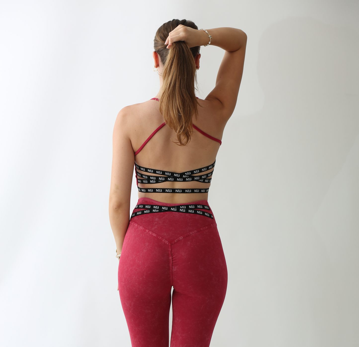 Sırt Detaylı Acid Pembe Bra