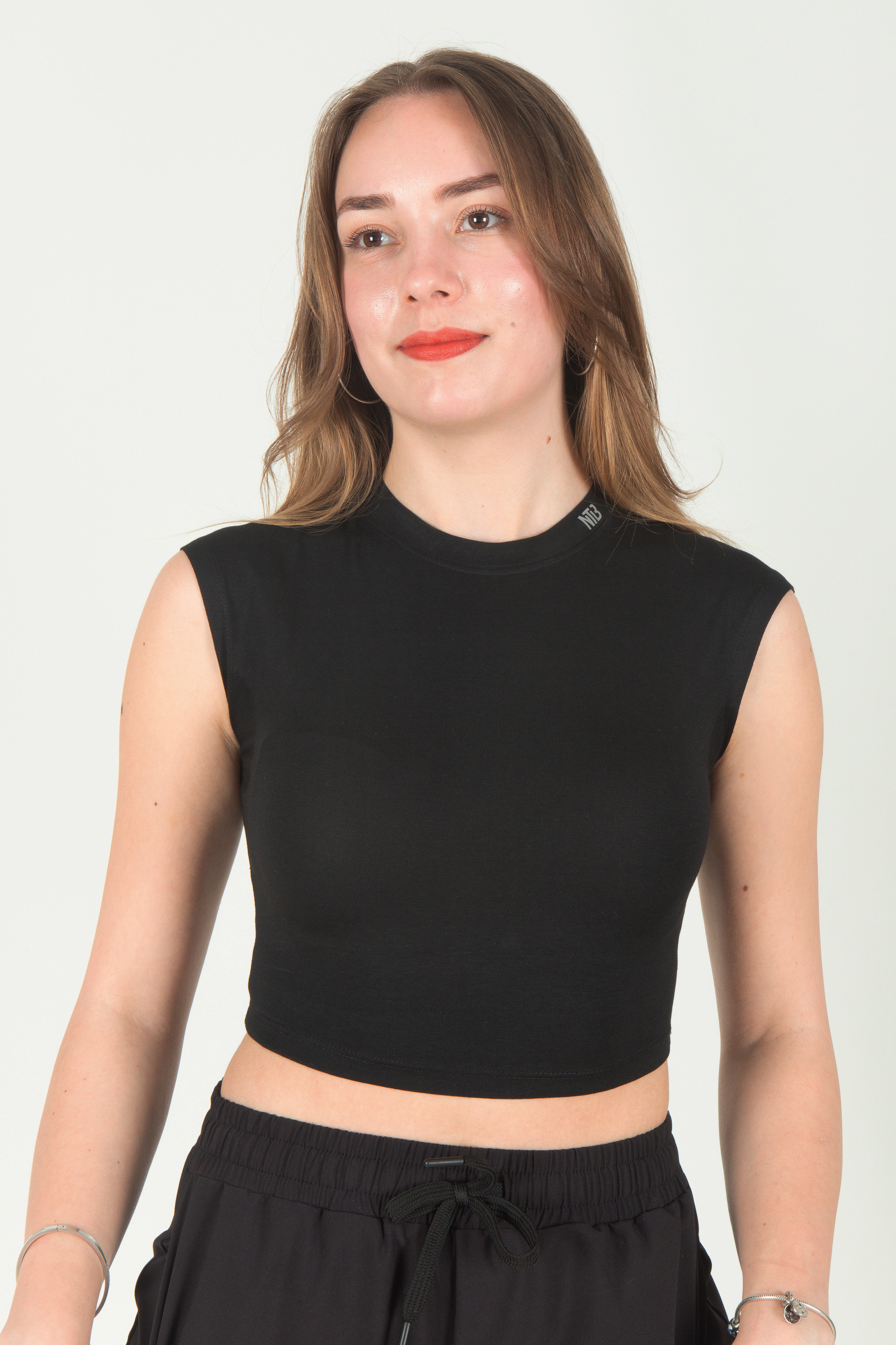 NTB Baskılı Kısa Kol Tişört Black