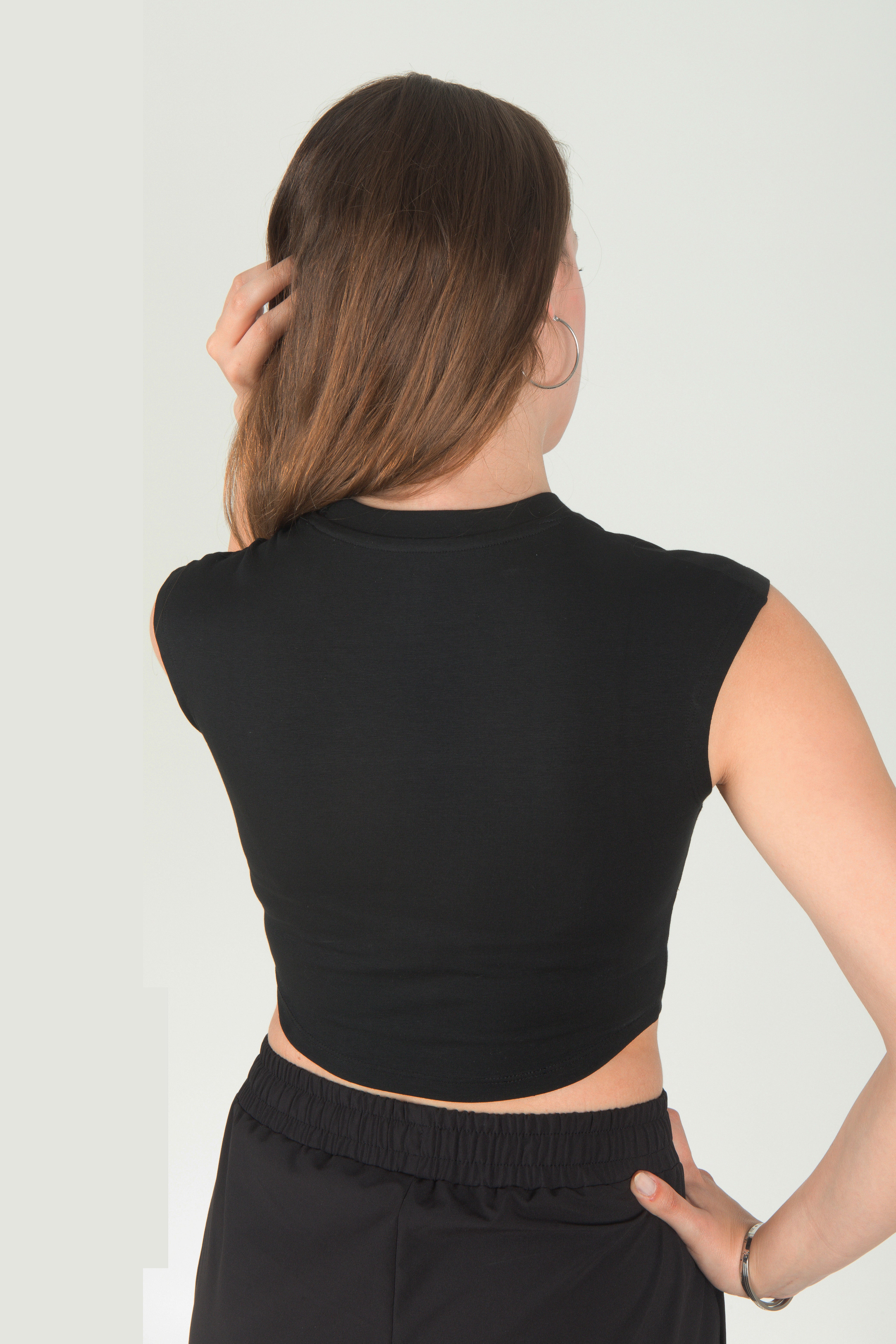 NTB Baskılı Kısa Kol Tişört Black