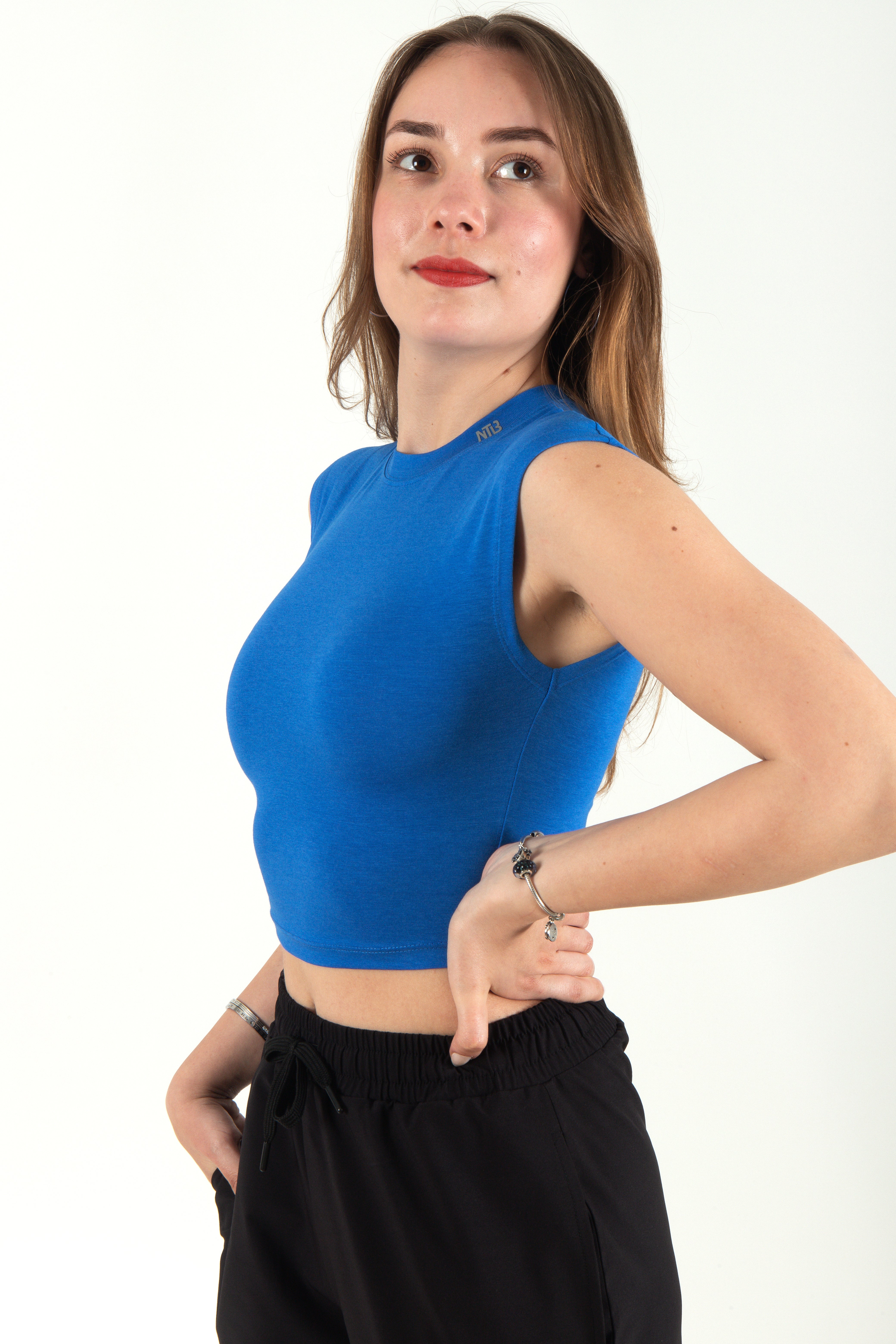 NTB Baskılı Kısa Kol Tişört Blue