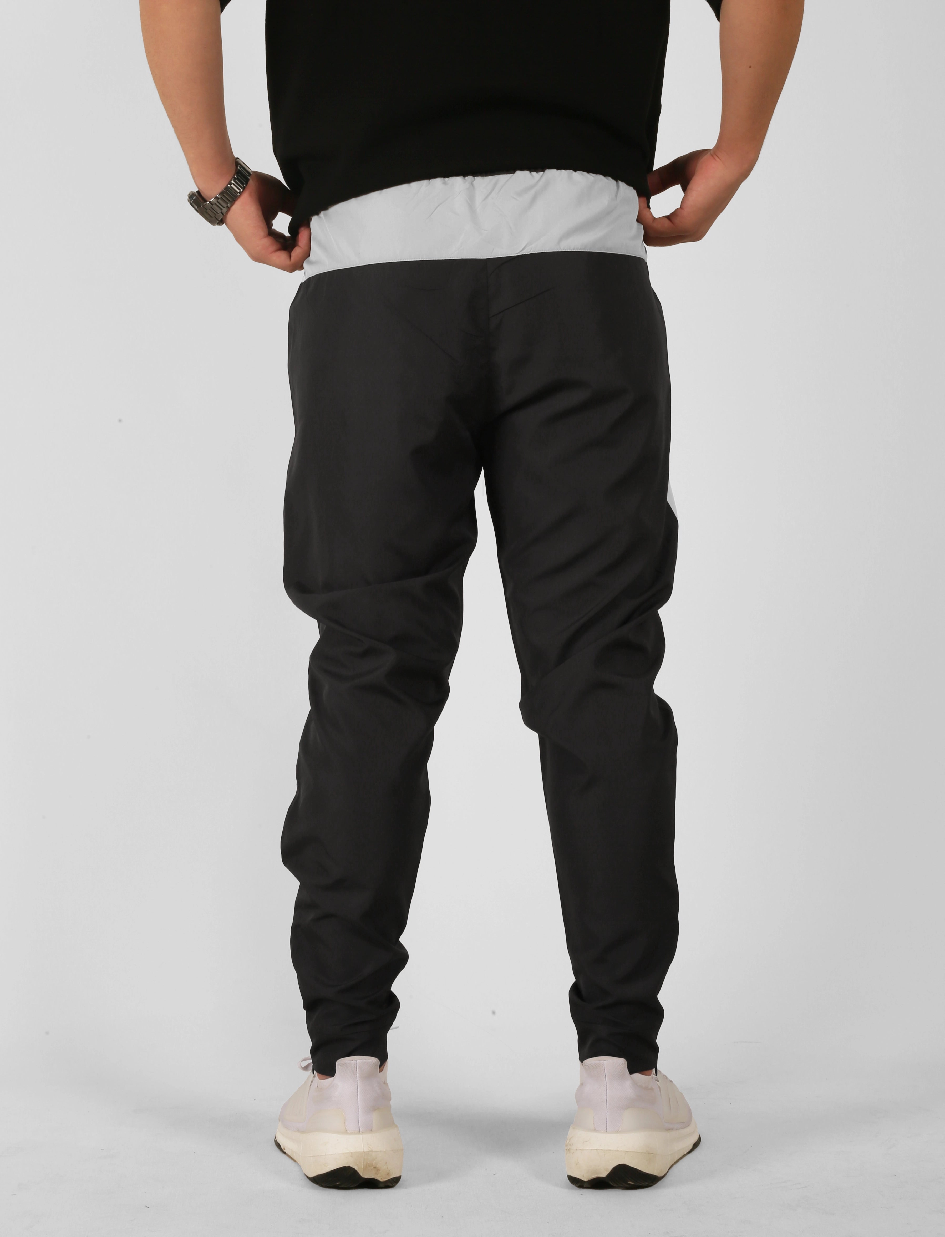 NTB Unisex Printed Track Pants Charcoal Color