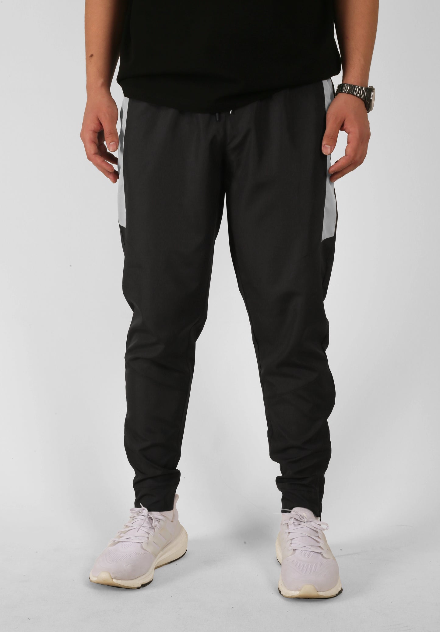 NTB Unisex Printed Track Pants Charcoal Color