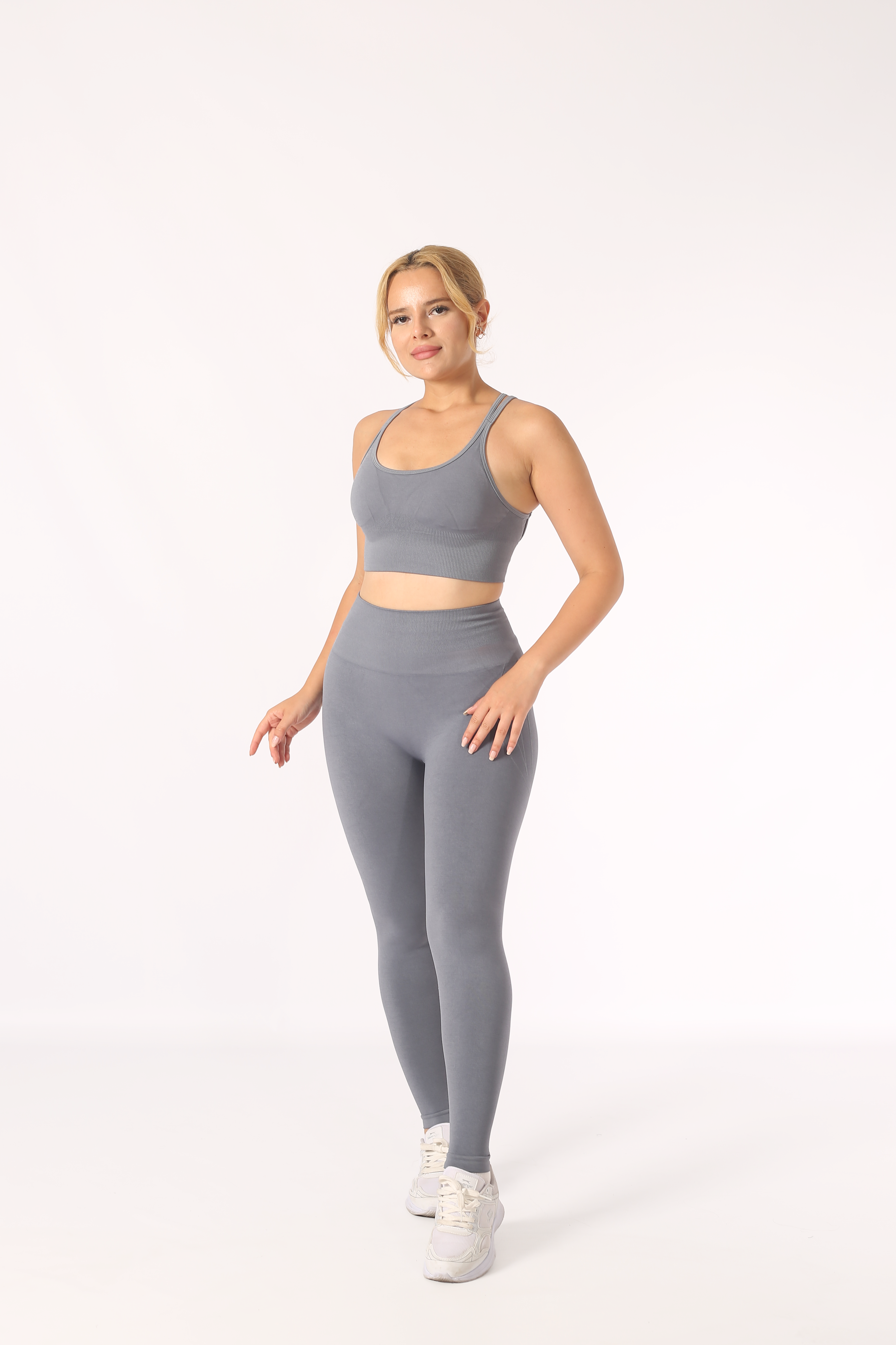 NTB High Waist Hip Slimming Seamless Scrunch Leggings