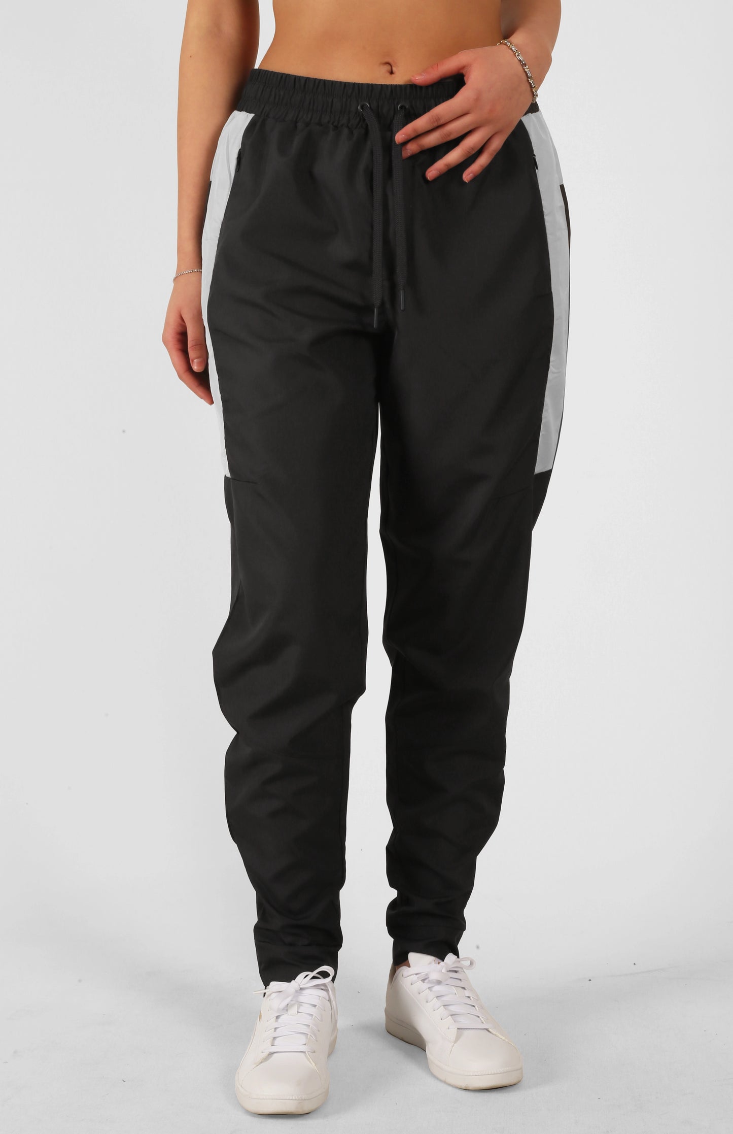 NTB Unisex Printed Track Pants Charcoal Color