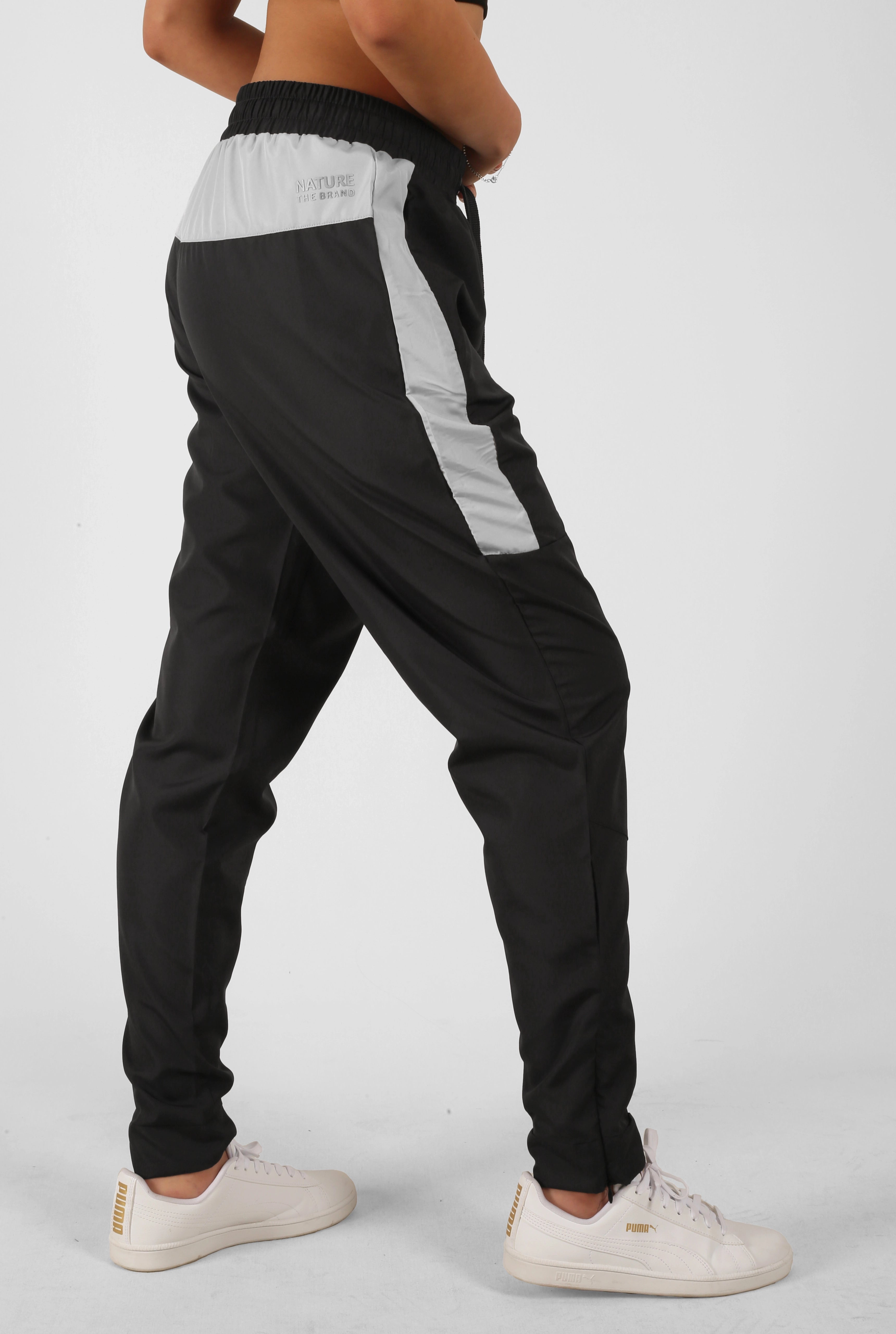 NTB Unisex Printed Track Pants Charcoal Color