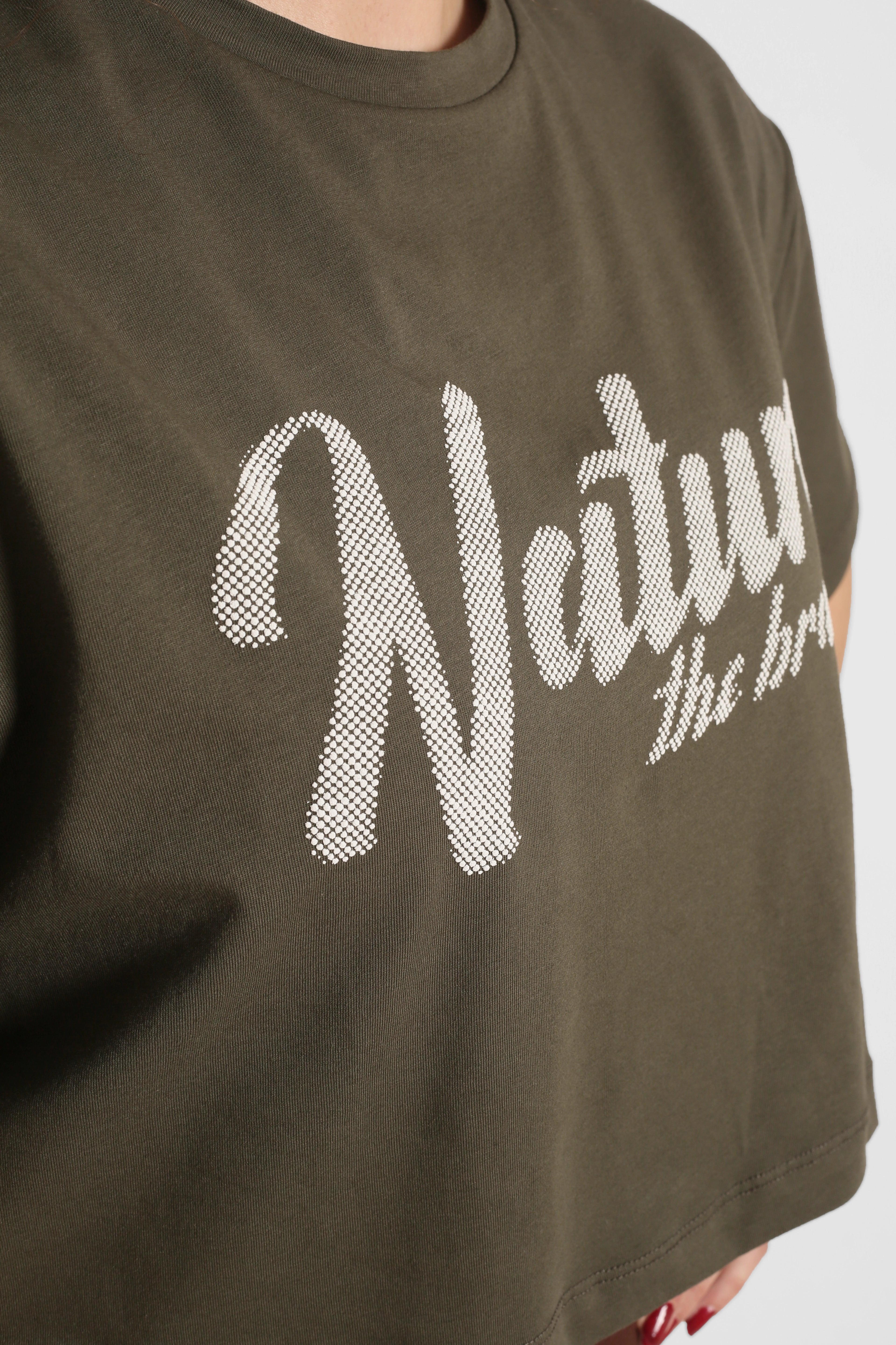 NTB Crop T-Shirt Khaki