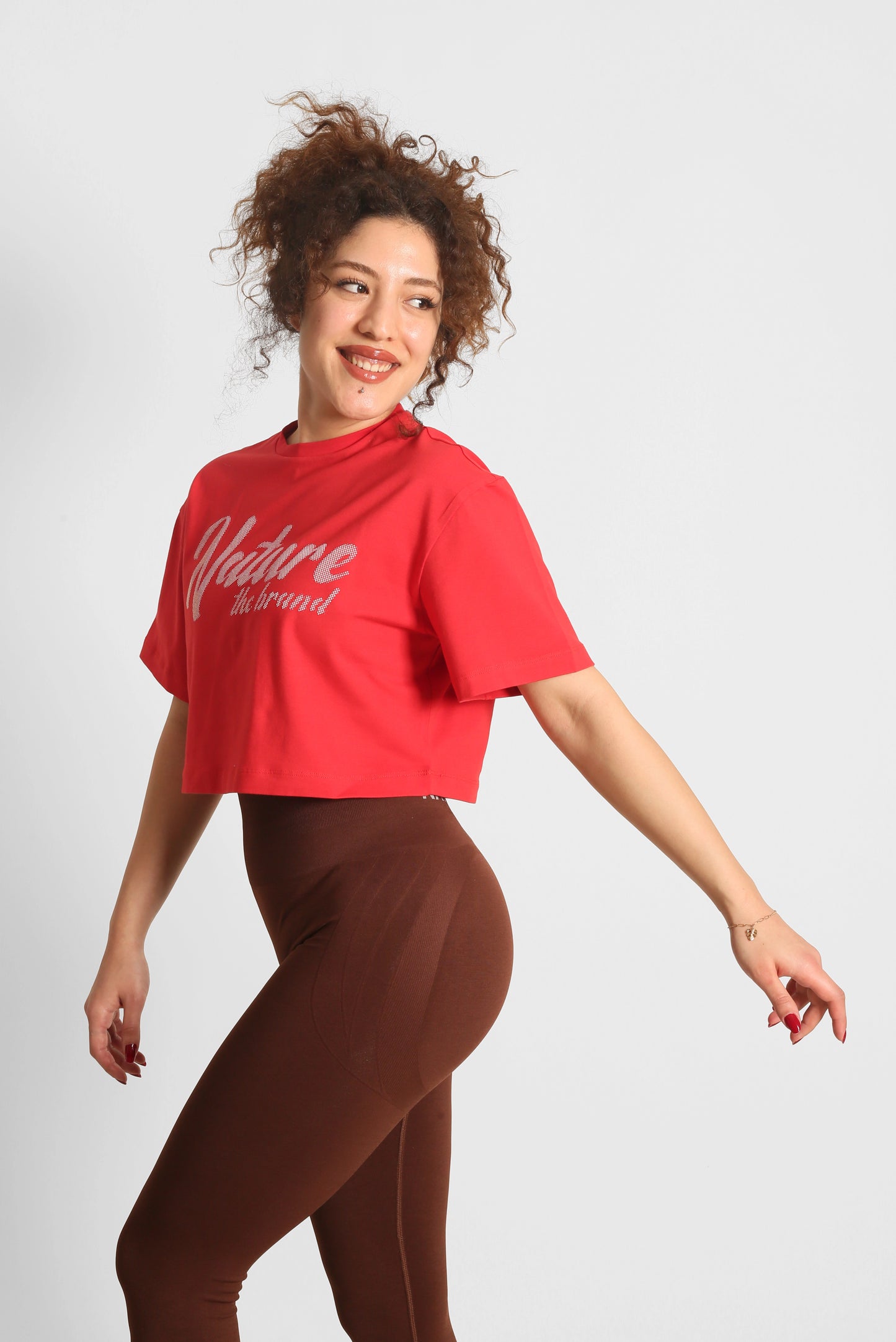 NTB Crop T-Shirt Red