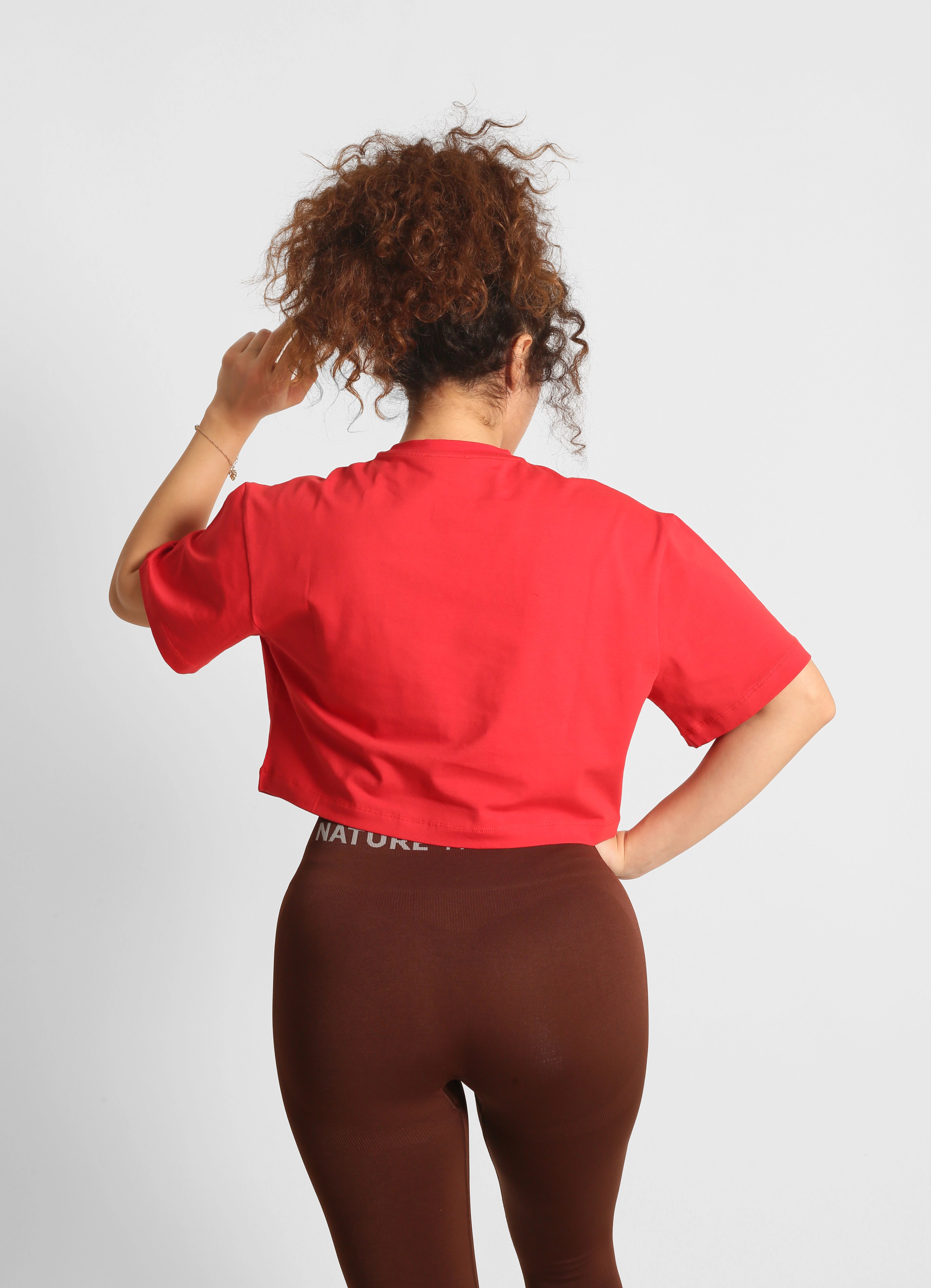 NTB Crop T-Shirt Red