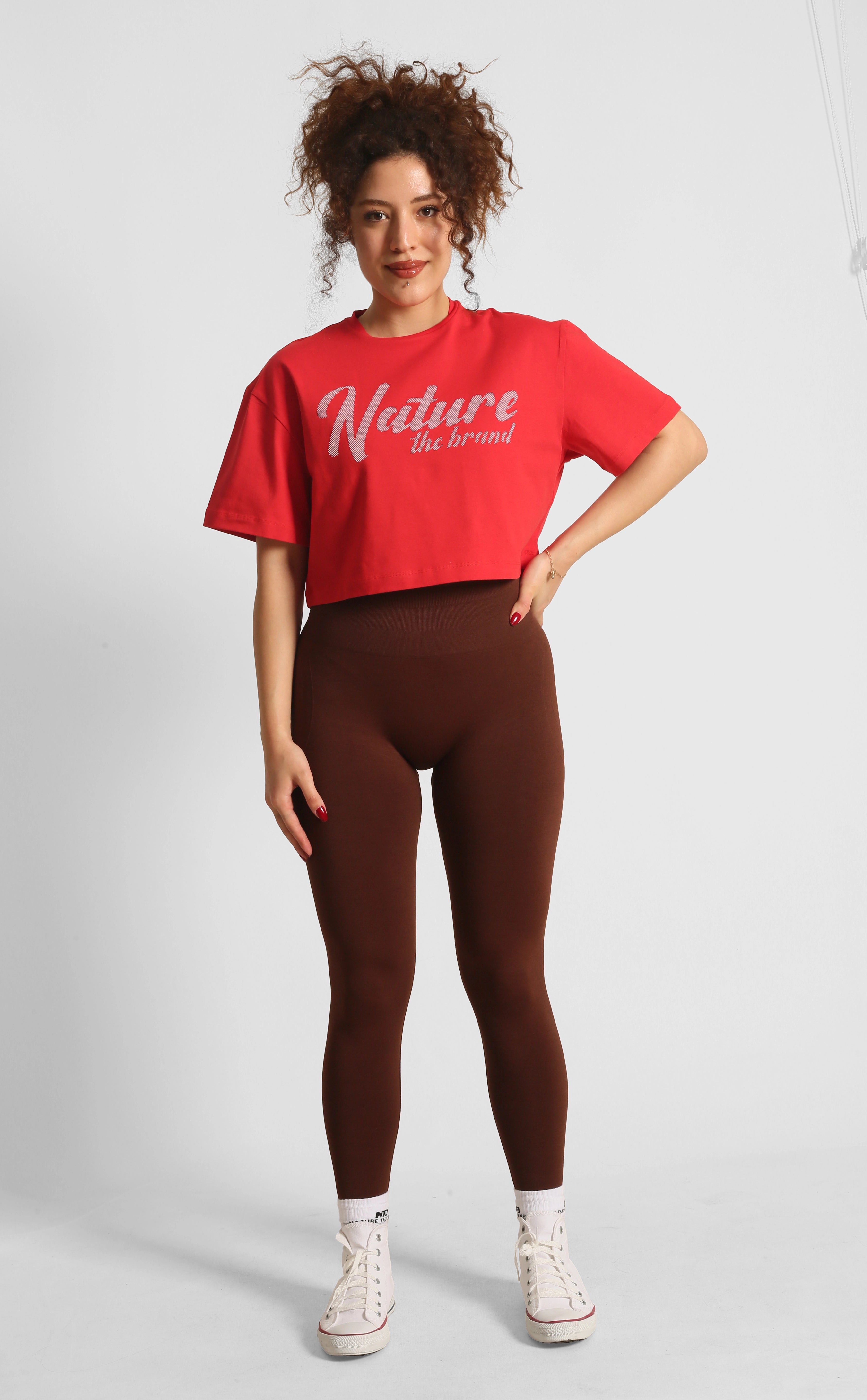 NTB Crop T-Shirt Red