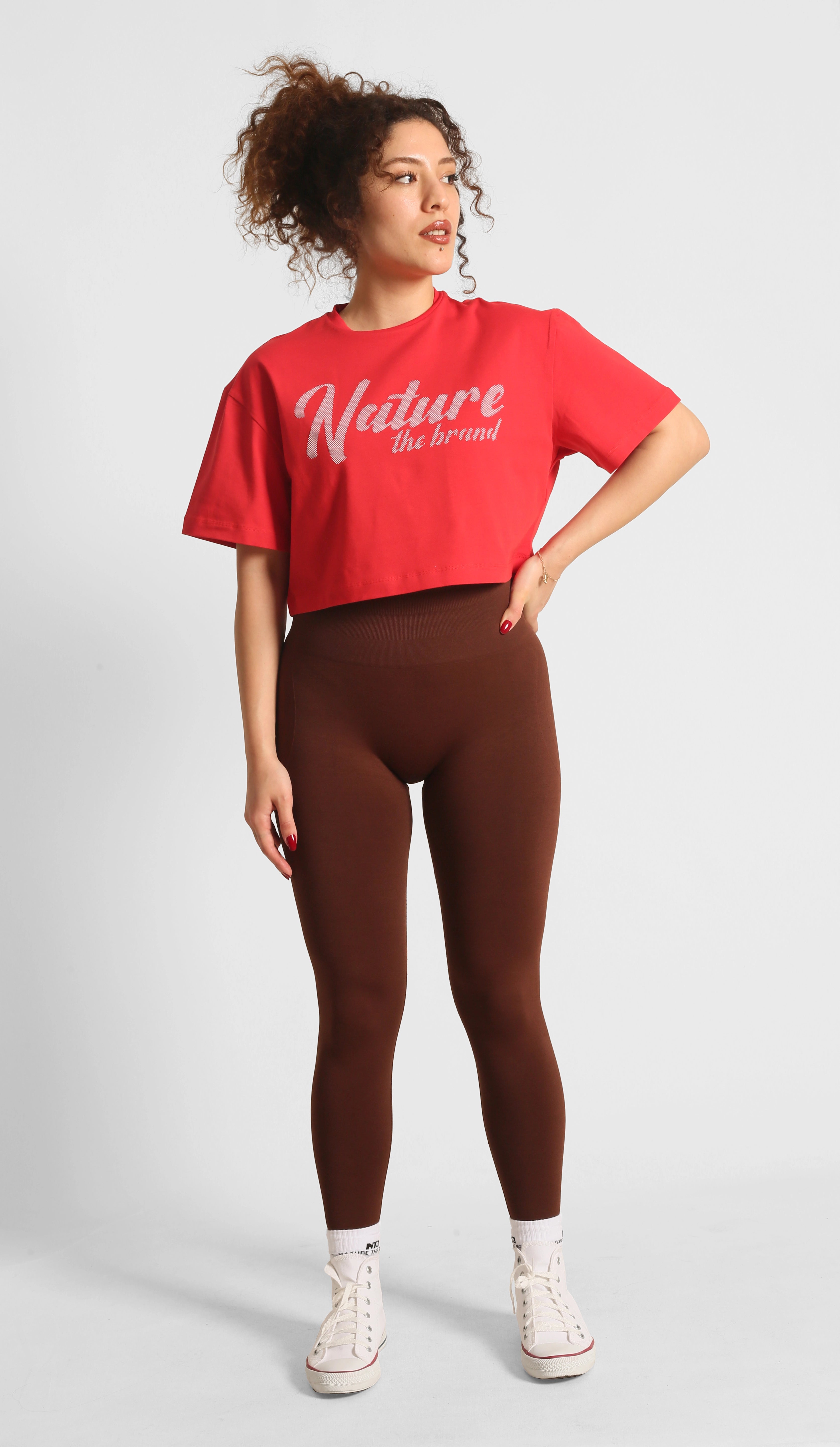 NTB Crop T-Shirt Red