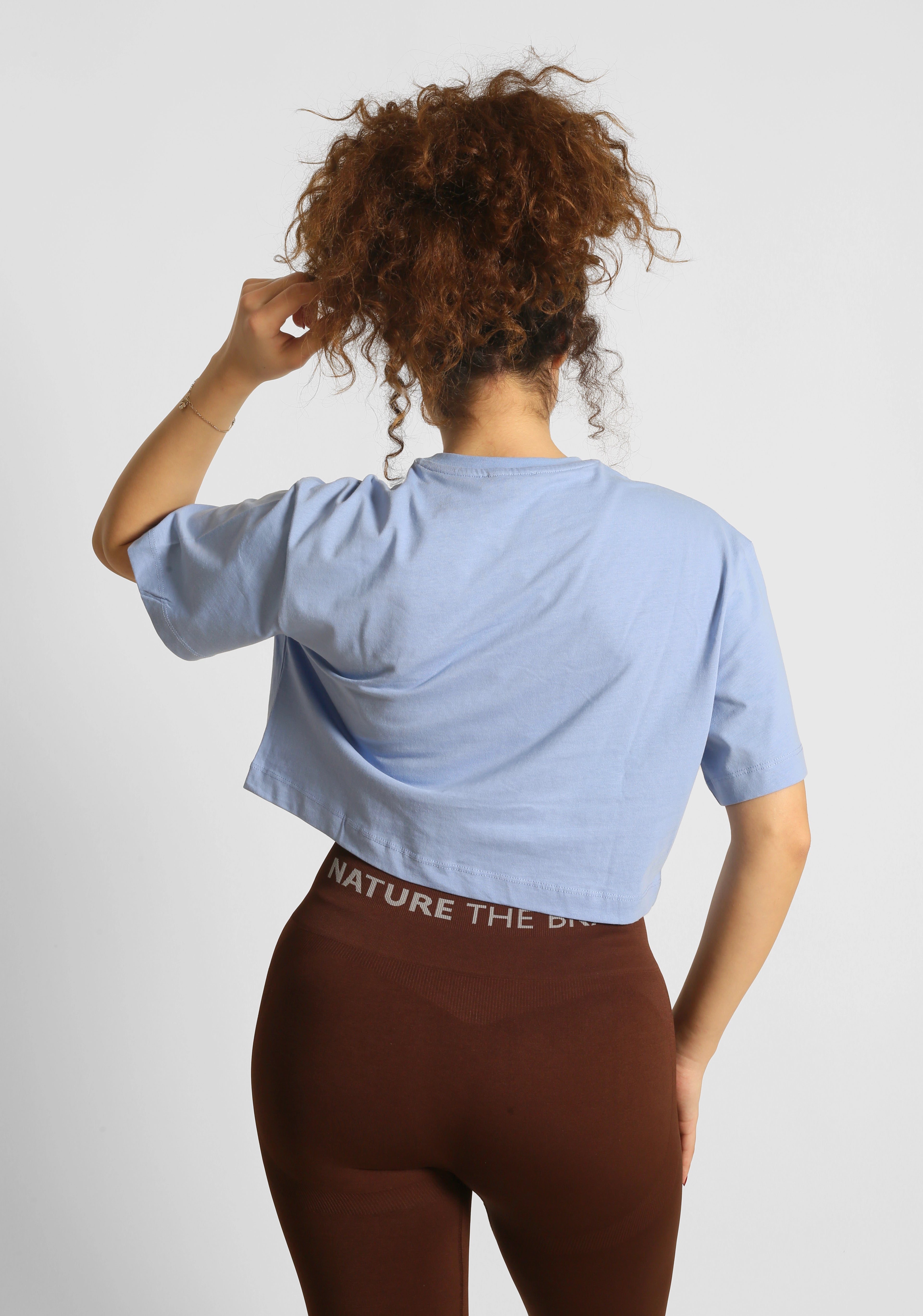 NTB Crop T-Shirt Sky Blue
