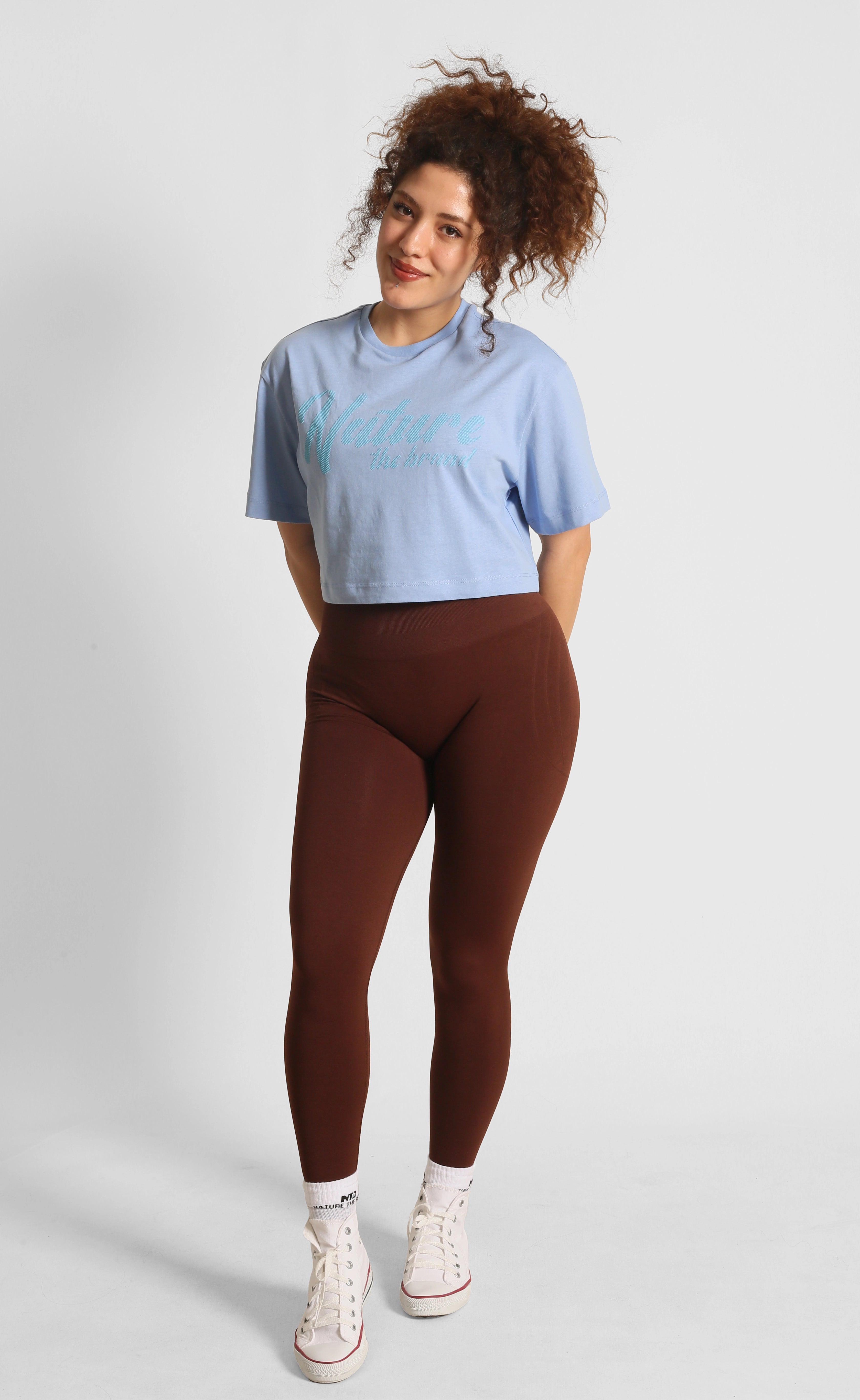 NTB Crop T-Shirt Sky Blue