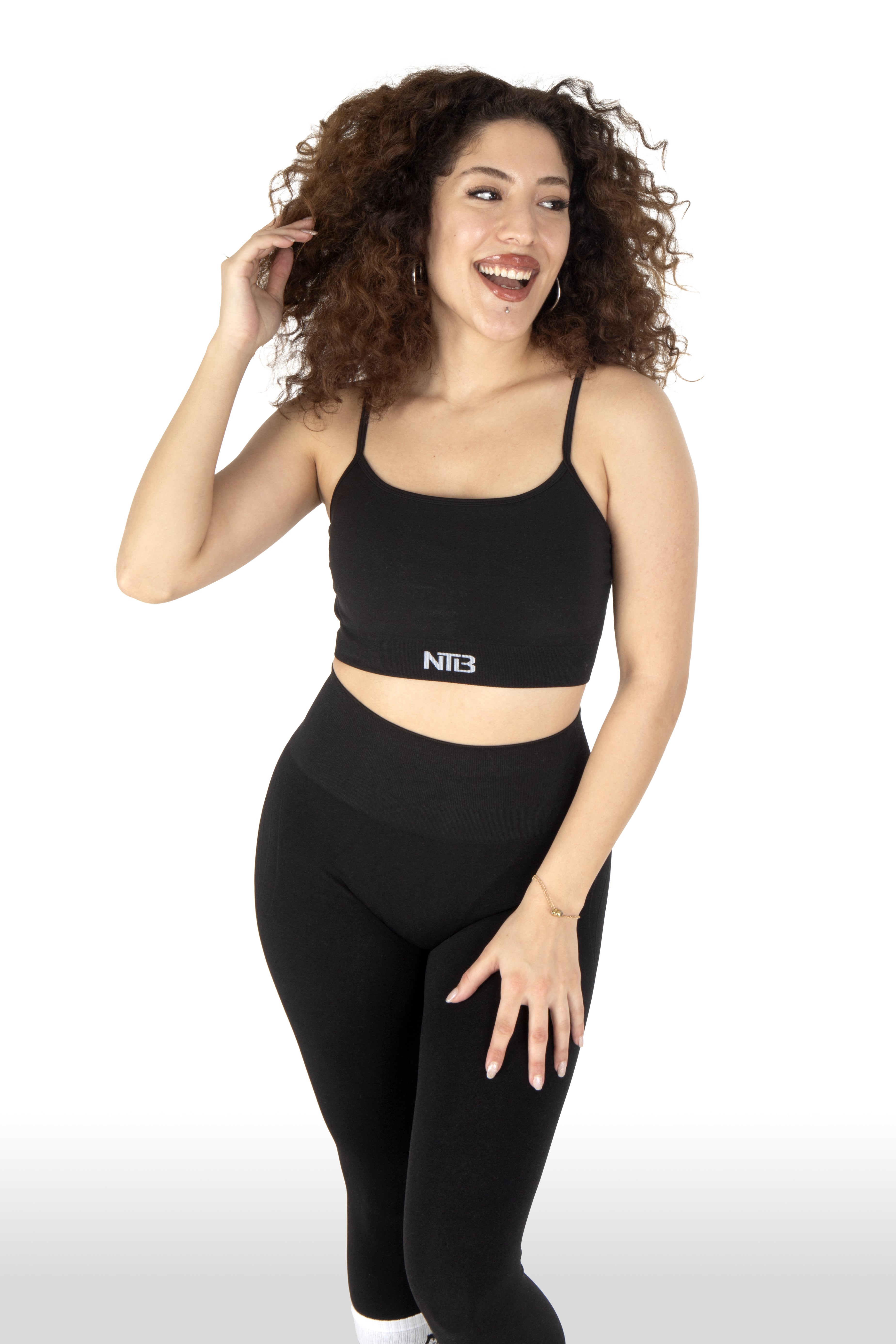 NTB Seamles Sport-BH Schwarz