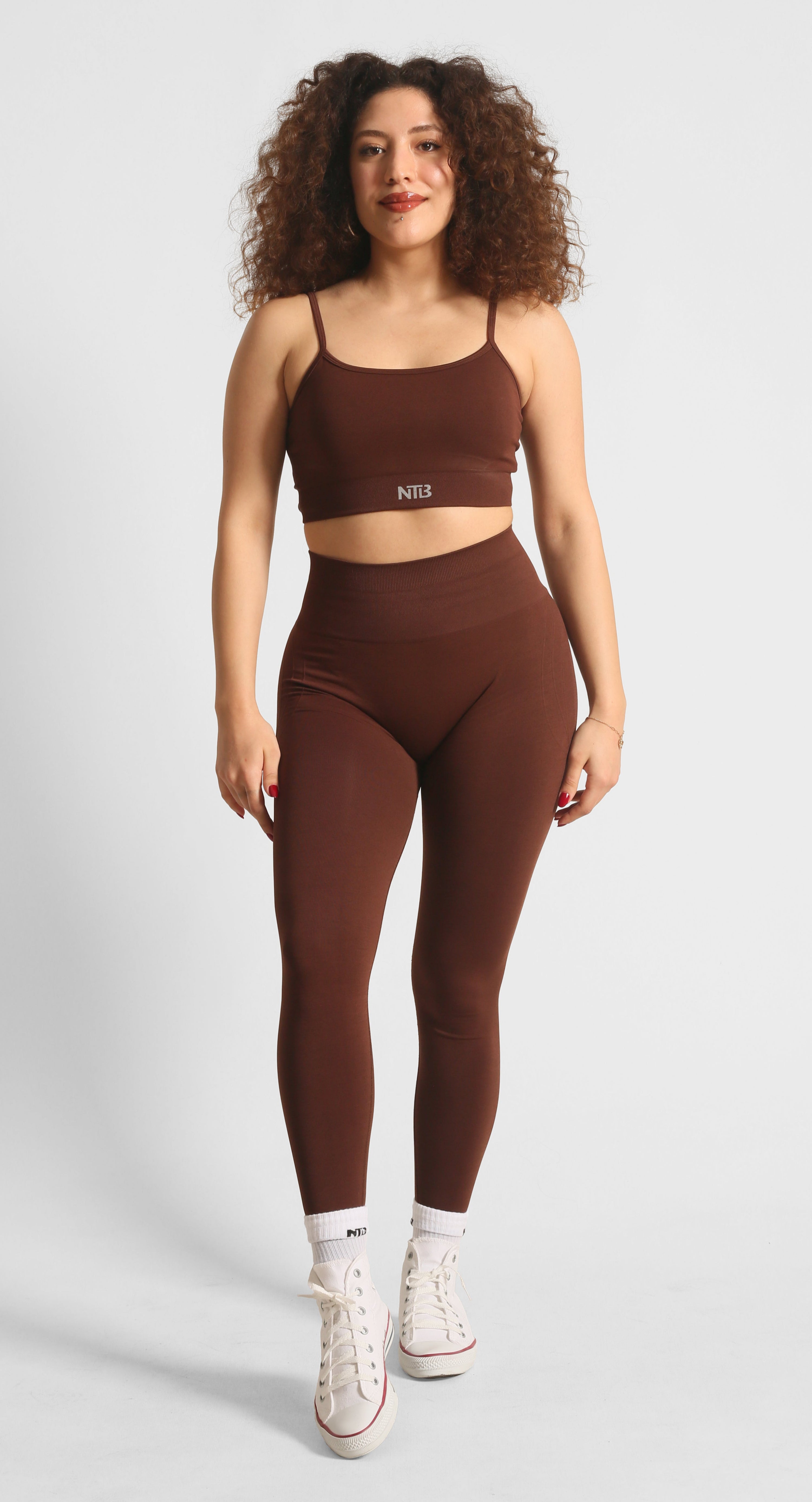 NTB High Waist Hip Slimming Seamless Scrunch Leggings