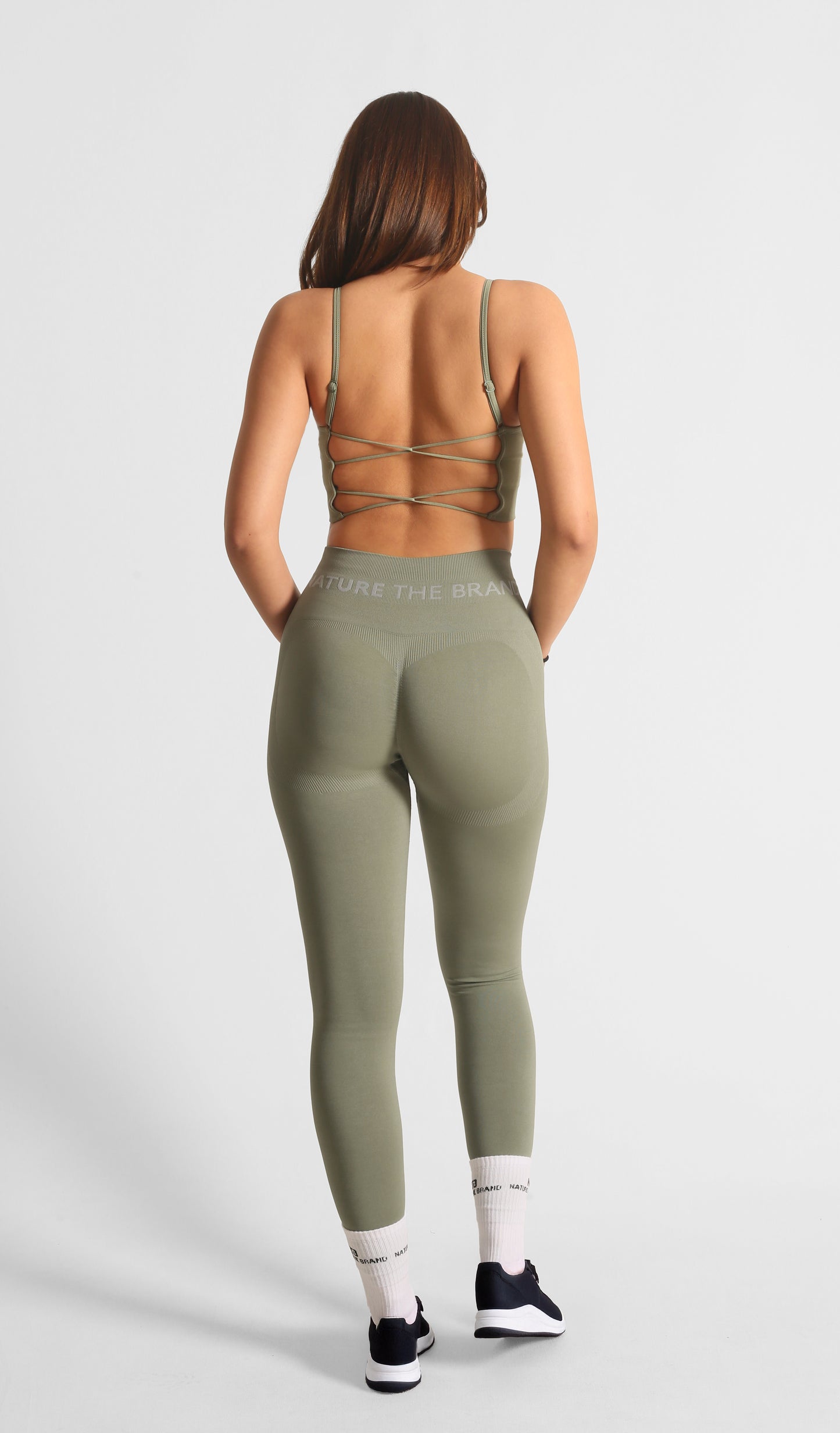 NTB High Waist Hip Slimming Seamless Scrunch Leggings