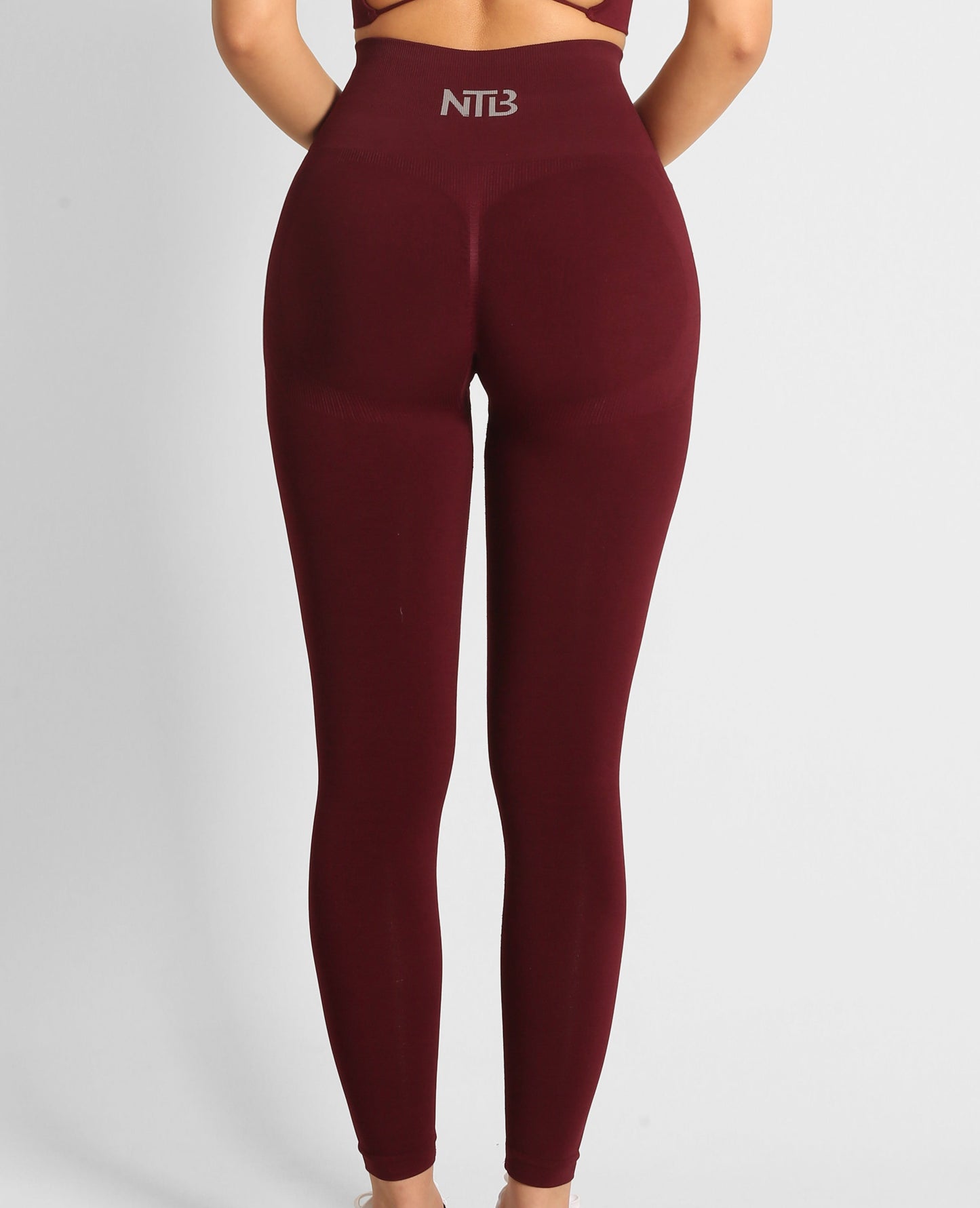 NTB High Waist Hip Enhancer Nahtlose Scrunch-Strumpfhose, Grau