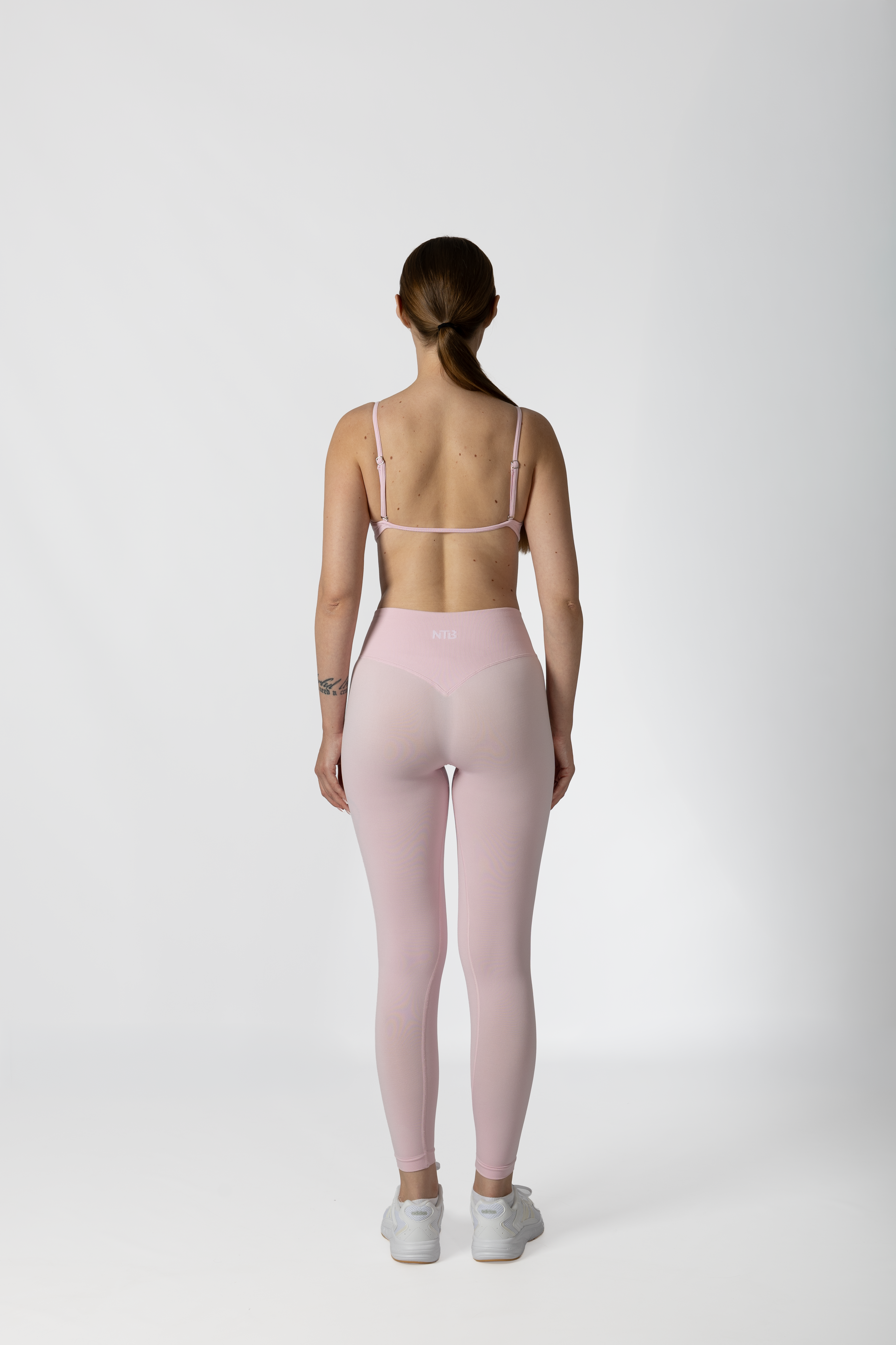 Düşük Bel Tayt Kalça Toparlayıcı Baby Pink