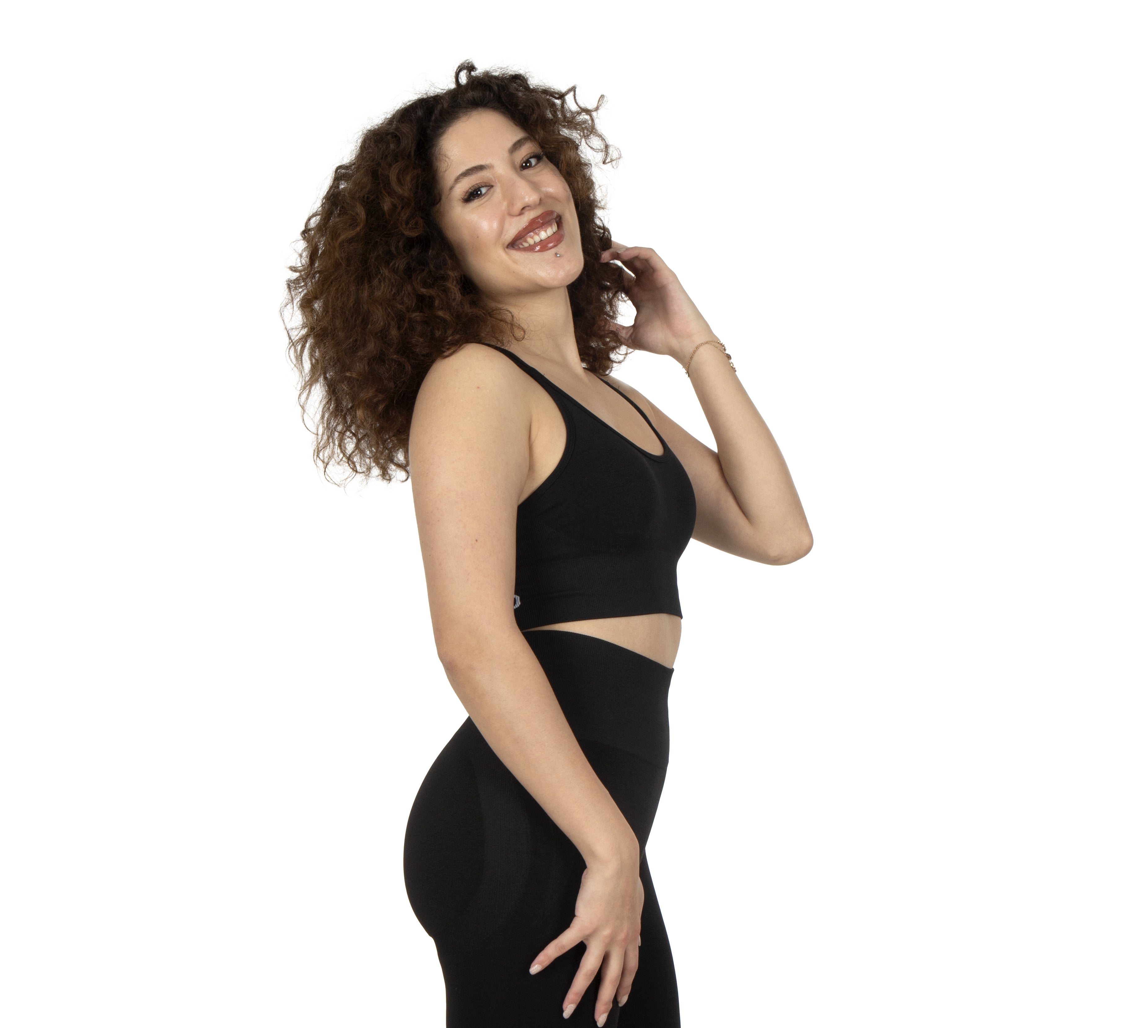 NTB Seamles Sport-BH Schwarz