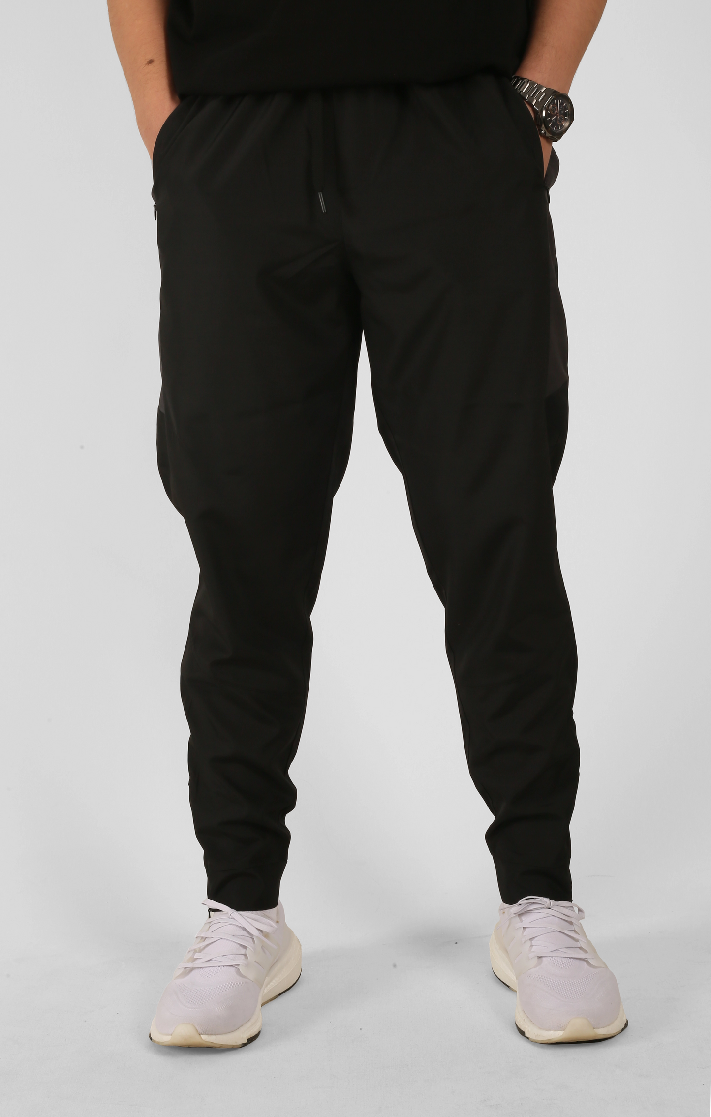 NTB Unisex Printed Track Pants Black Color