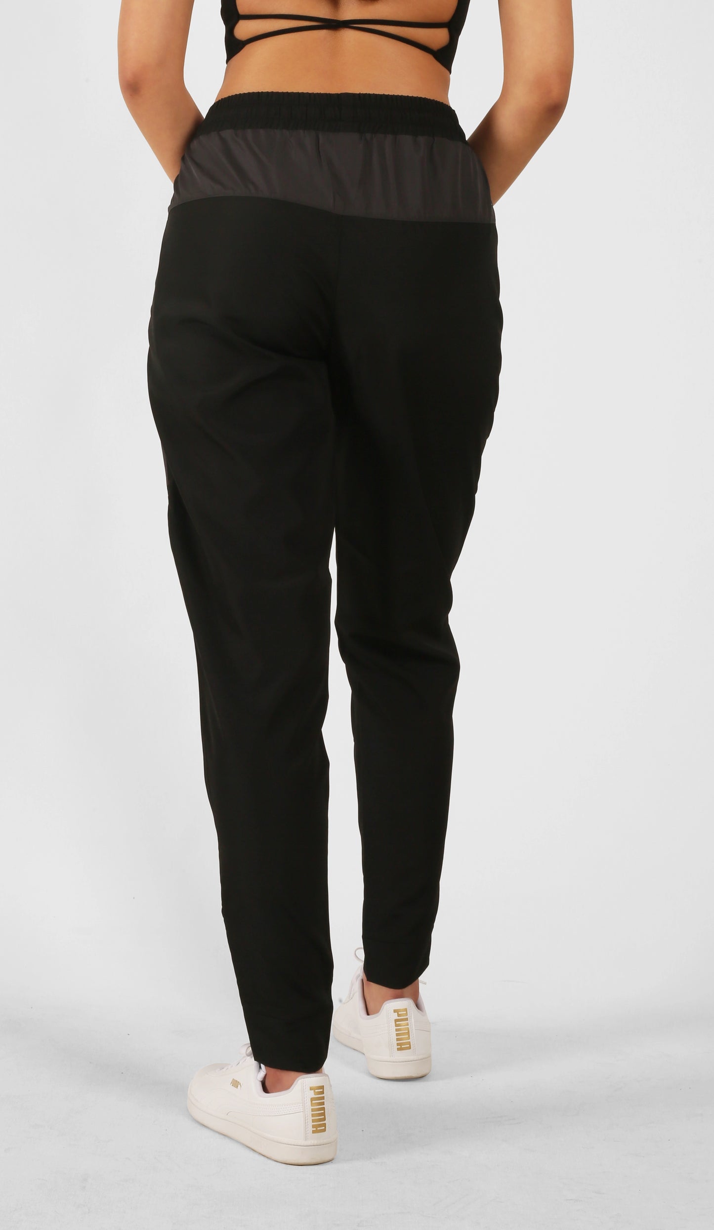 NTB Unisex Printed Track Pants Black Color