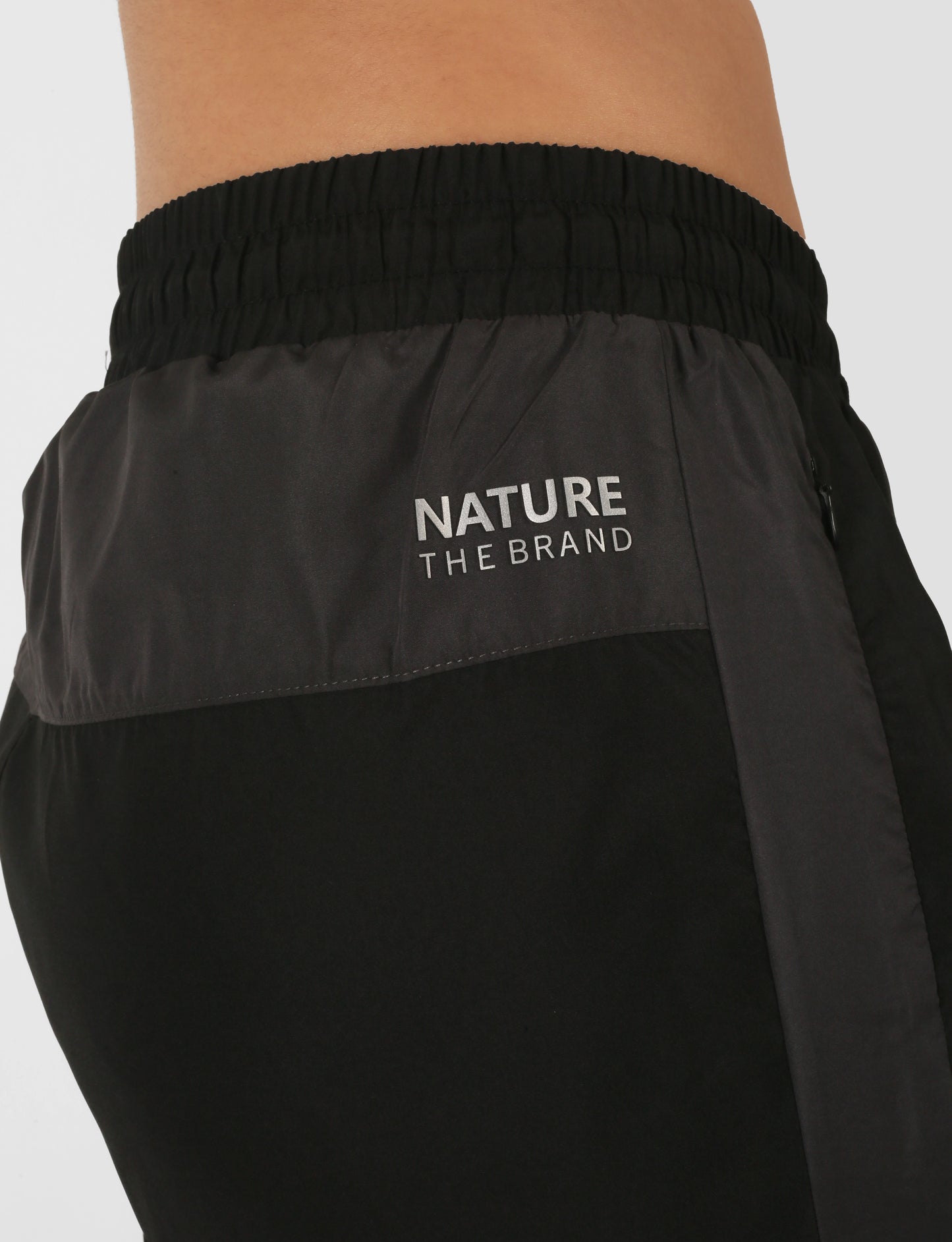 NTB Unisex Printed Track Pants Black Color