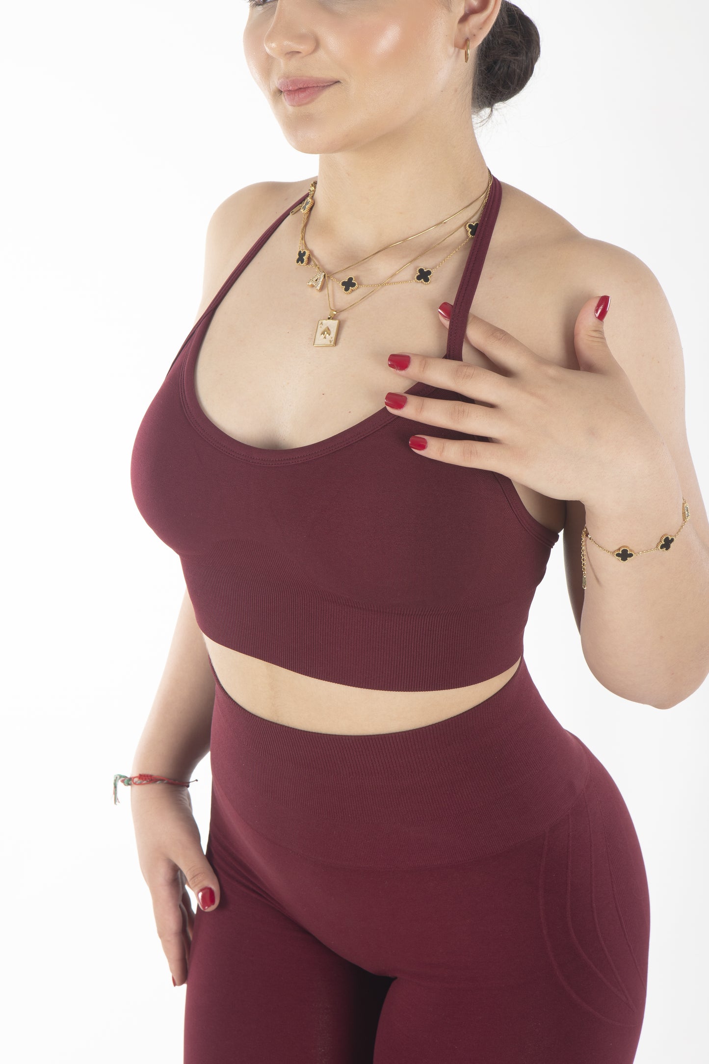 NTB Neckholder Bra Dark Cherry