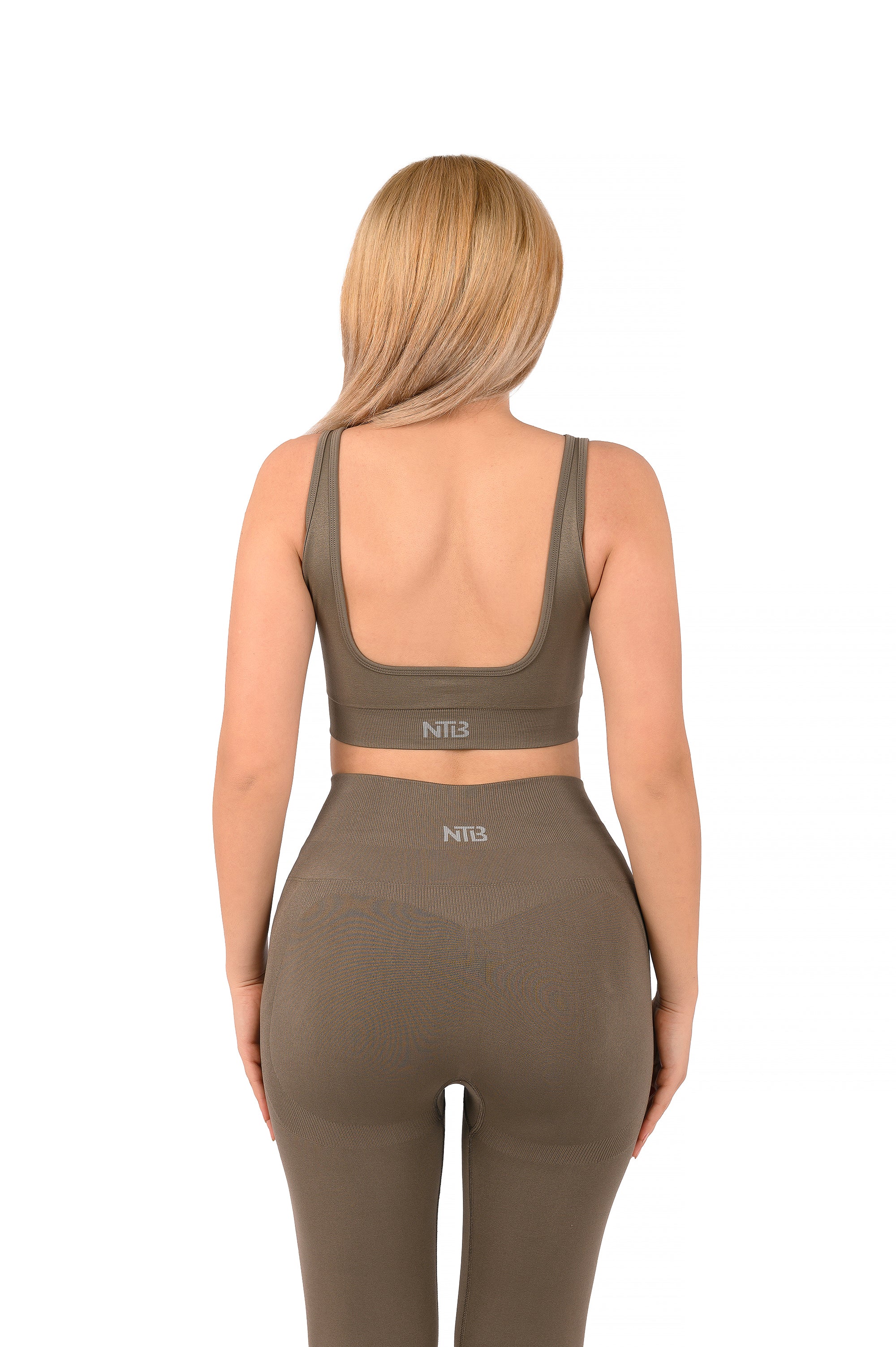 Dikişsiz Sculpt Sporcu Sütyeni Vizon