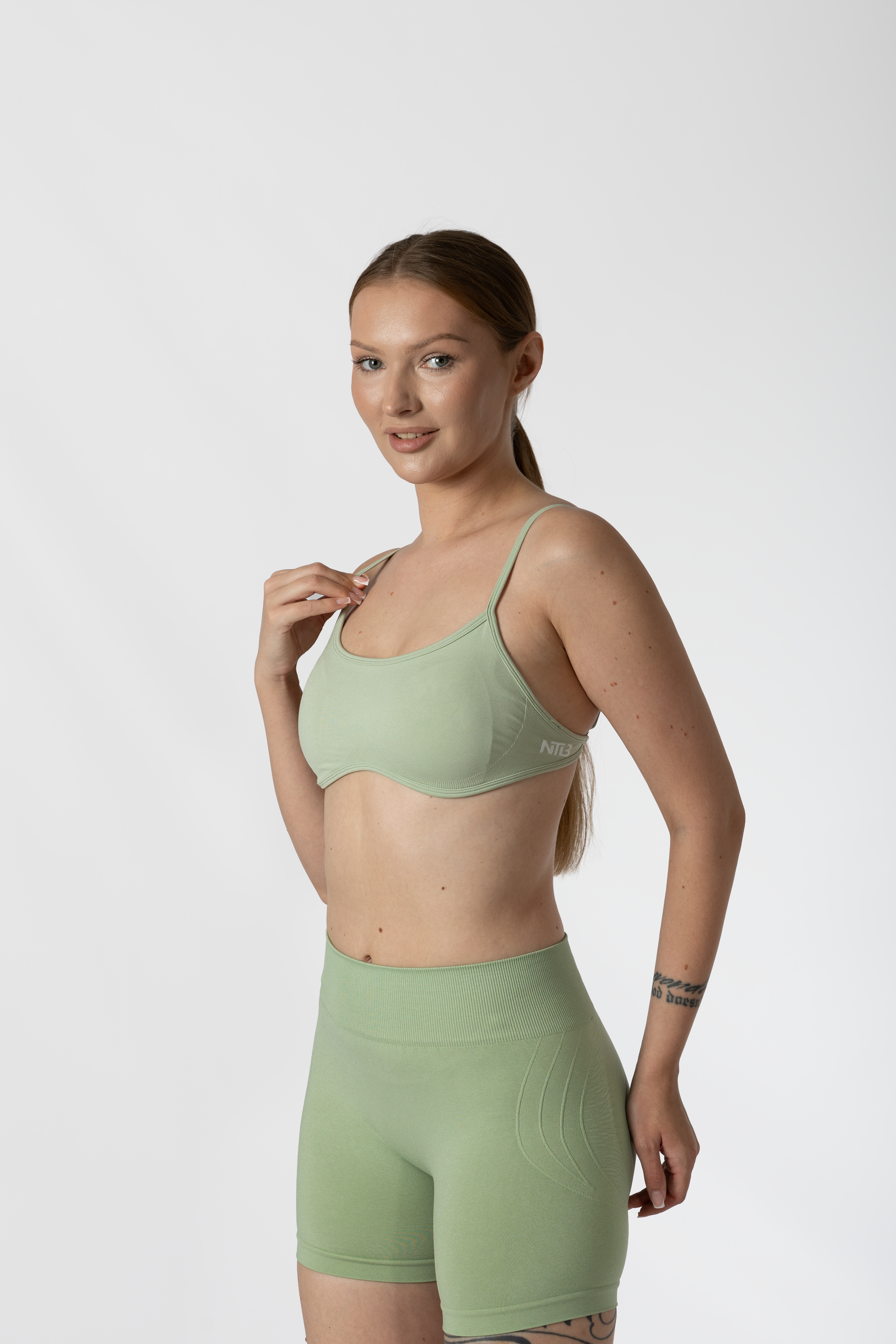 Strap Bra Light Green