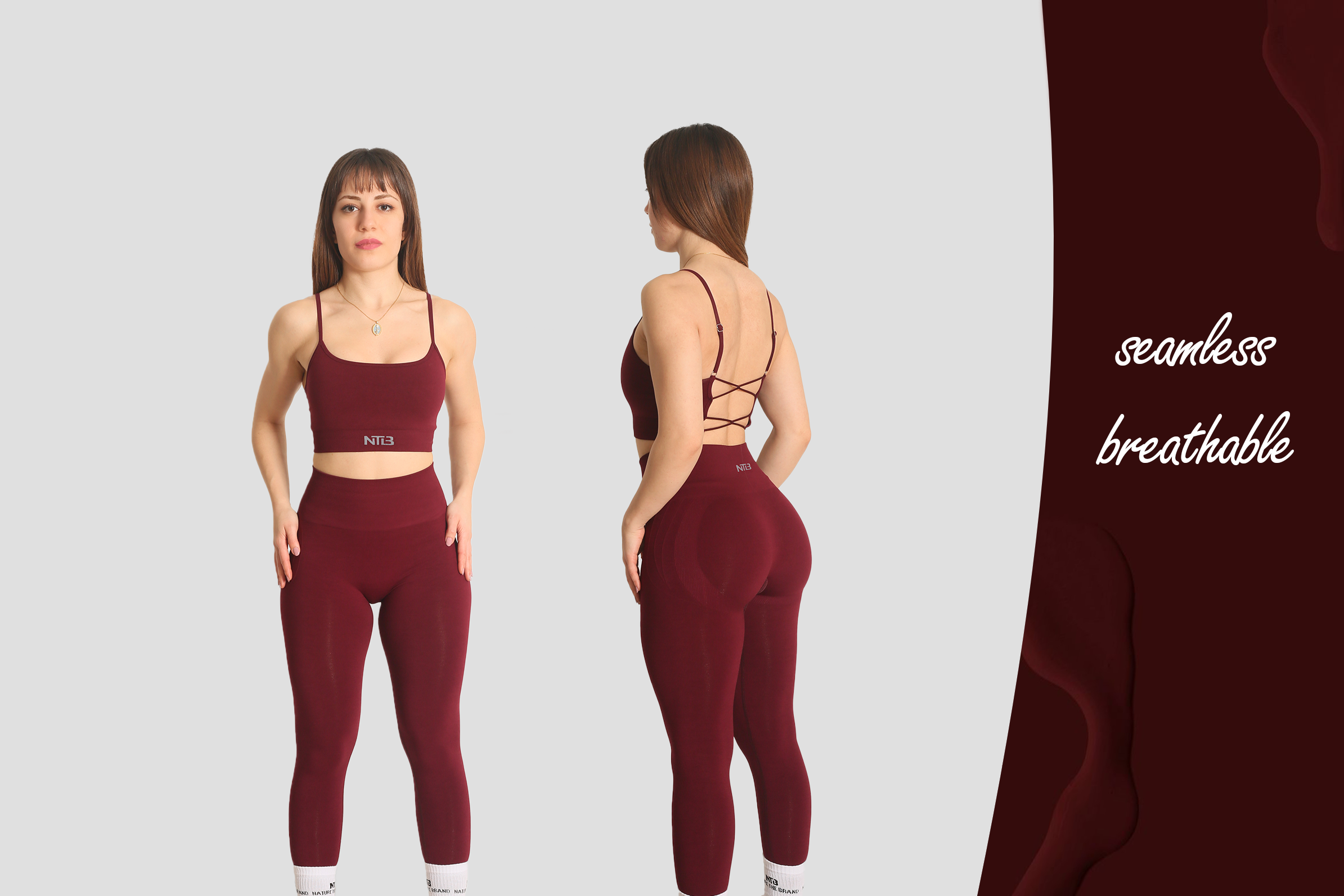 Bordo Rengi Tayt Kombinleri – NTB | Nature The Brand