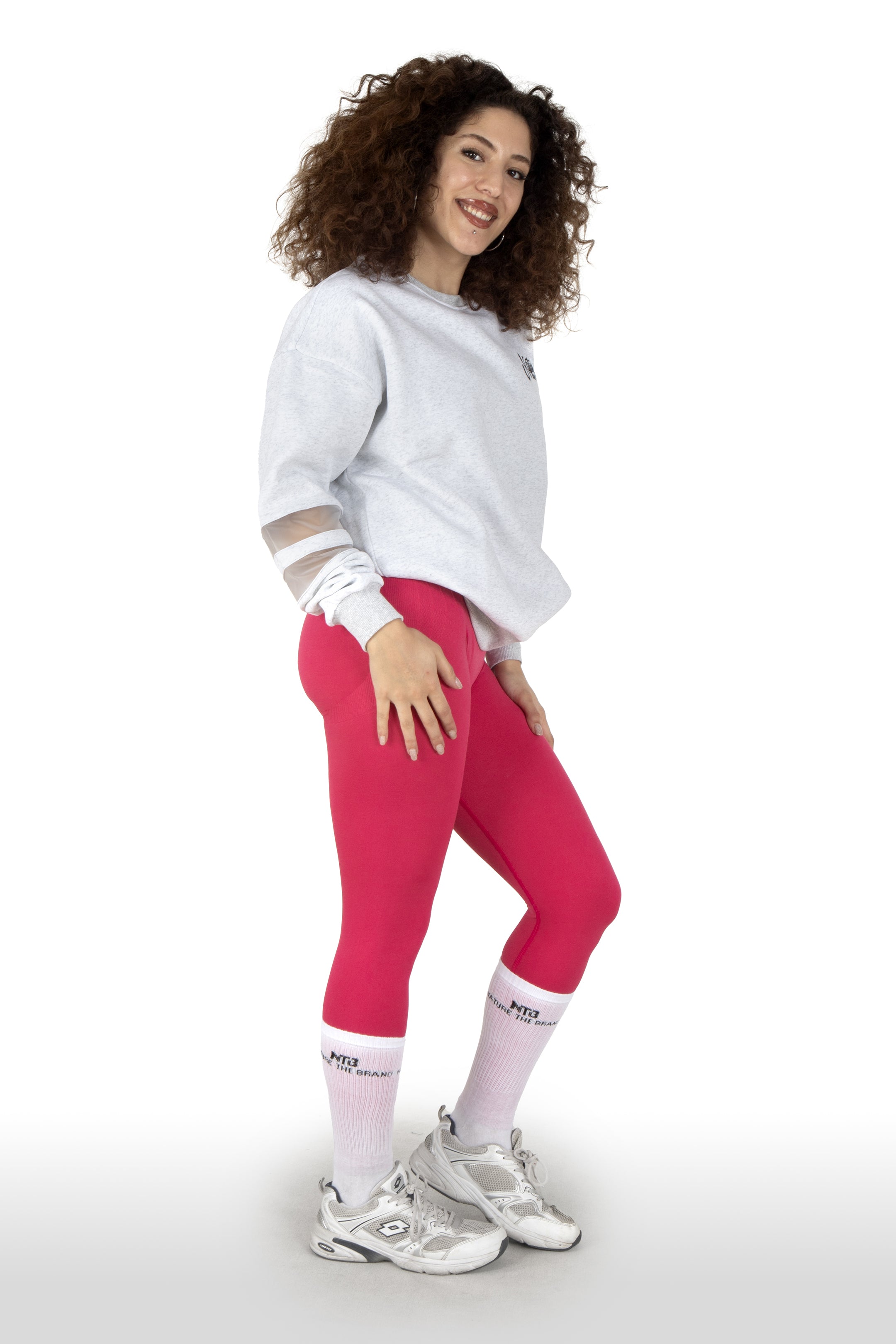 NTB Damen-Sweatshirt mit Rundhalsausschnitt, Schwarz