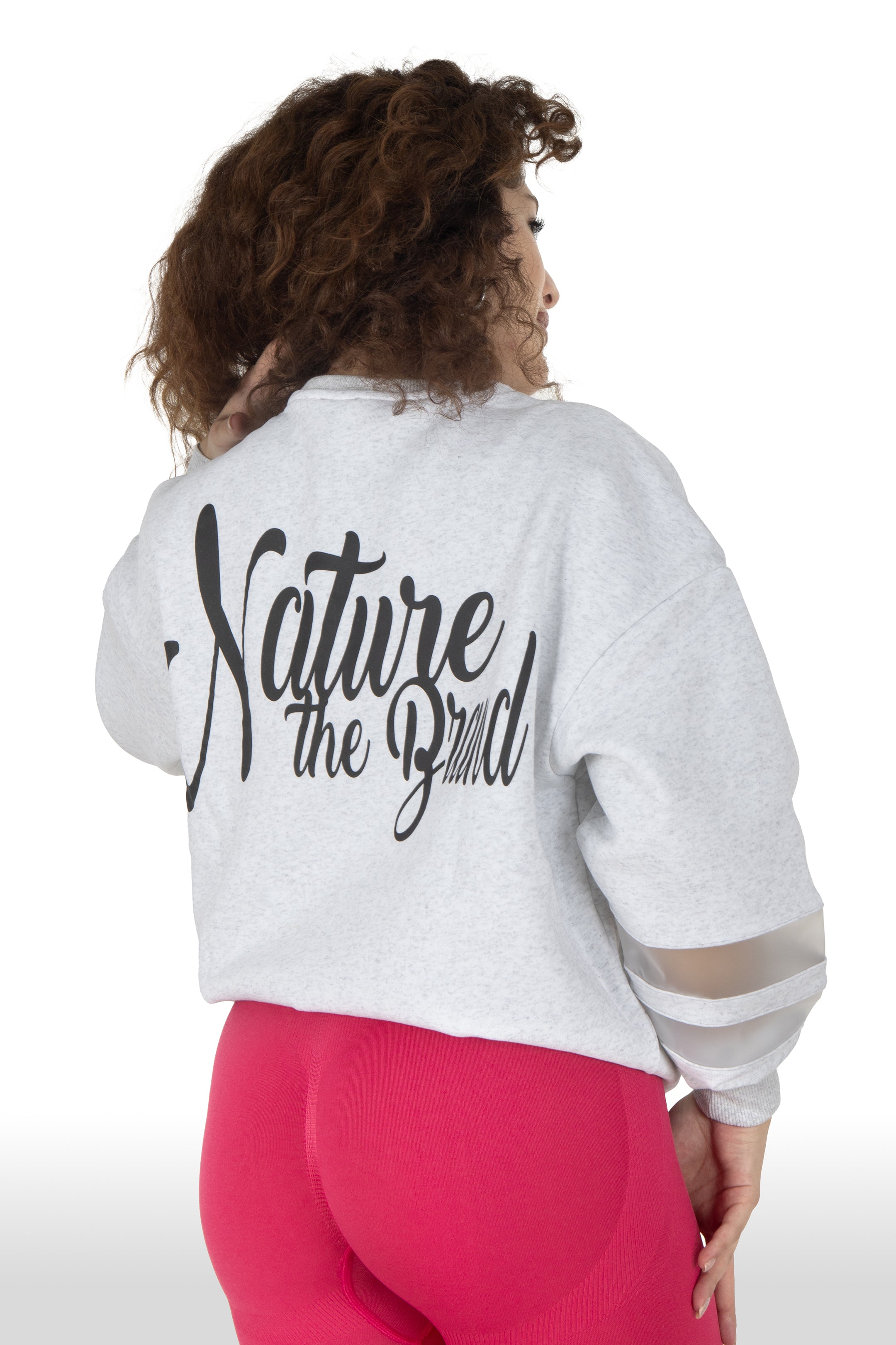 NTB Damen-Sweatshirt mit Rundhalsausschnitt, Schwarz