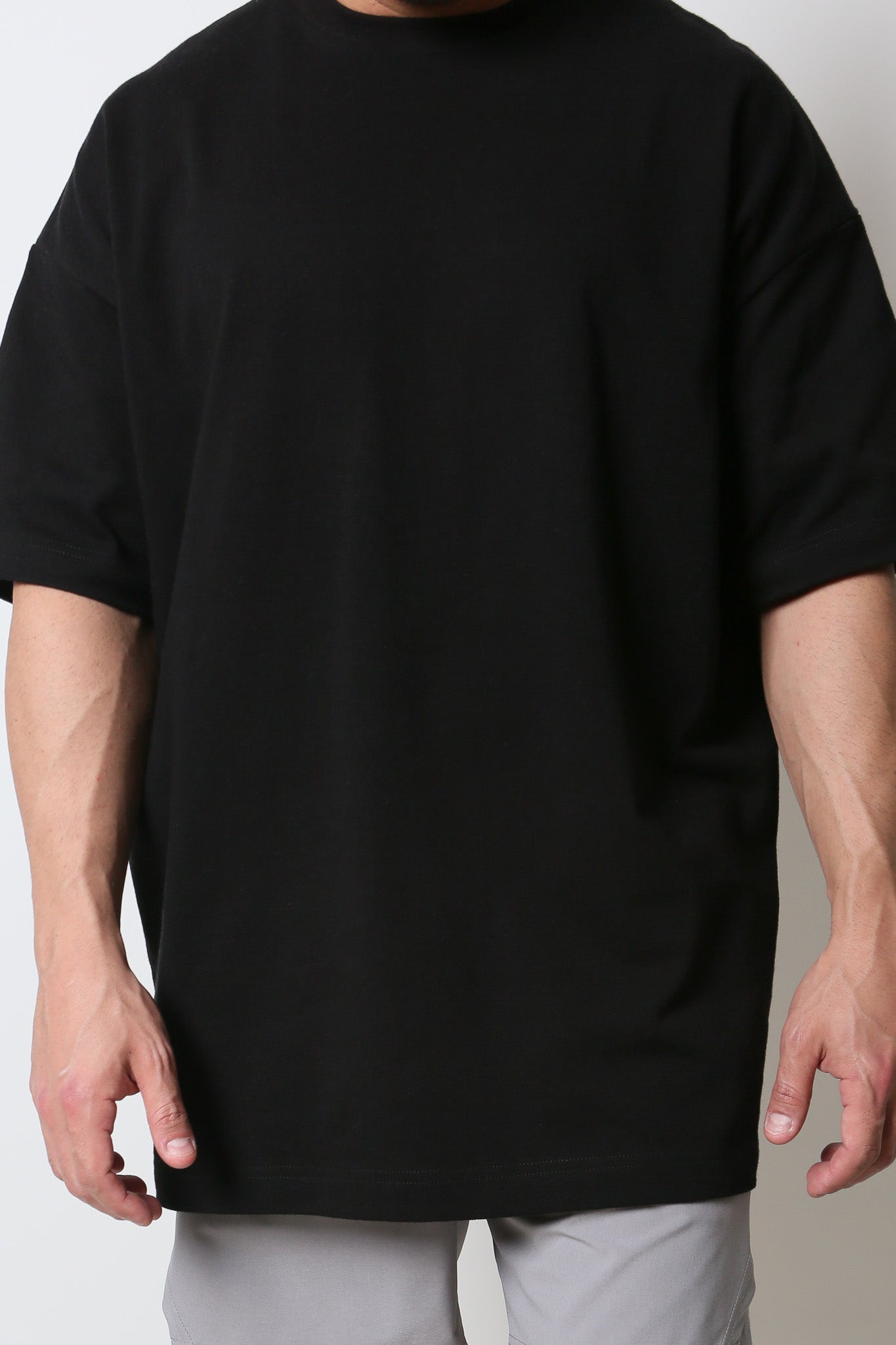 Sırt Baskılı Oversize T-Shirt Black