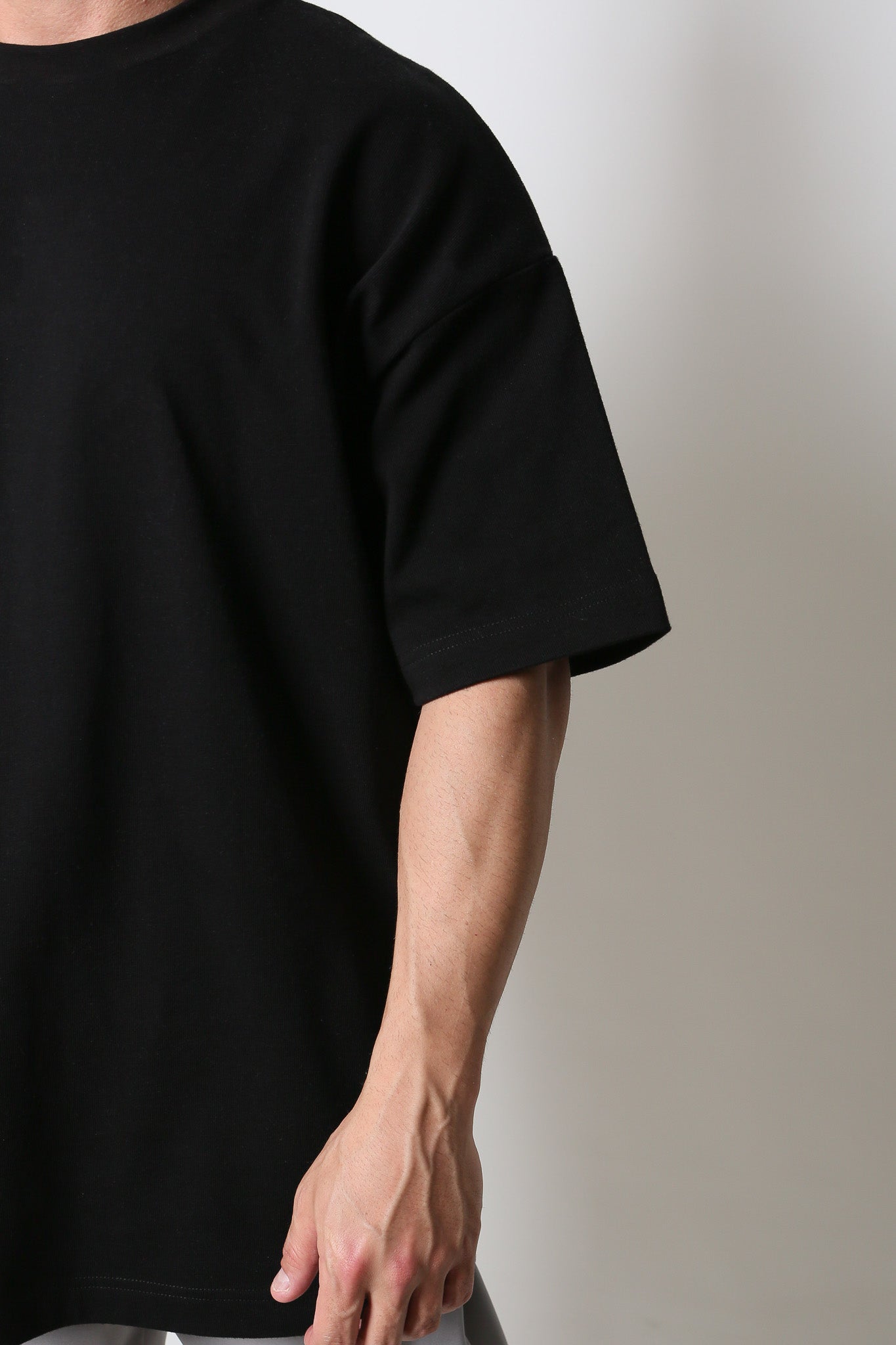 Sırt Baskılı Oversize T-Shirt Black