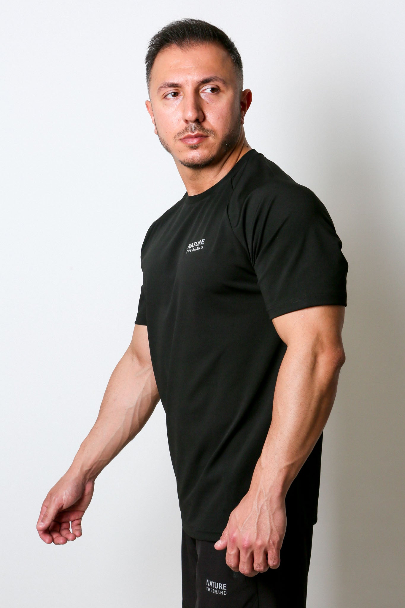 Reglan Kol Standart Performans T-Shirt Black