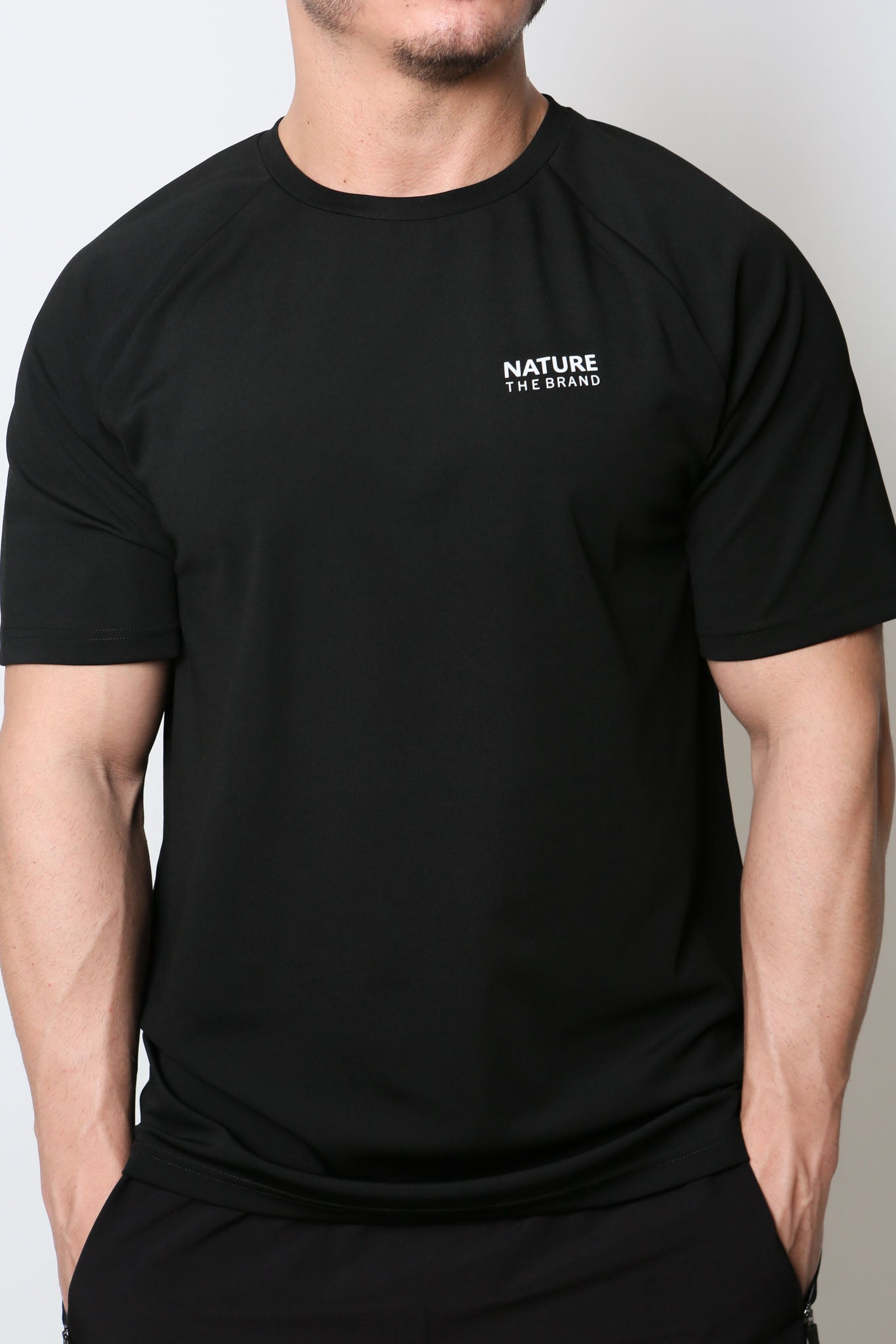 Reglan Kol Standart Performans T-Shirt Black