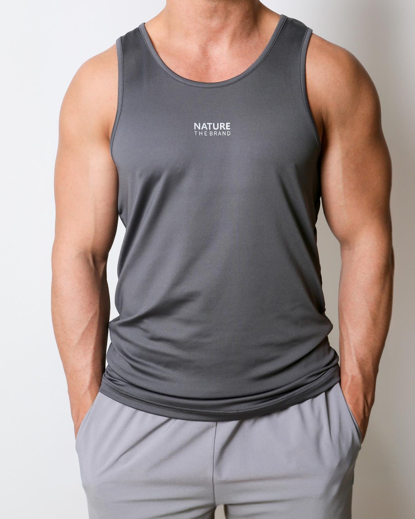 Active Performance Singlet Gray