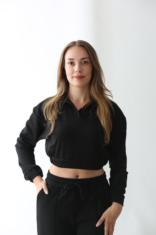 Kadın Siyah Sweatshirt