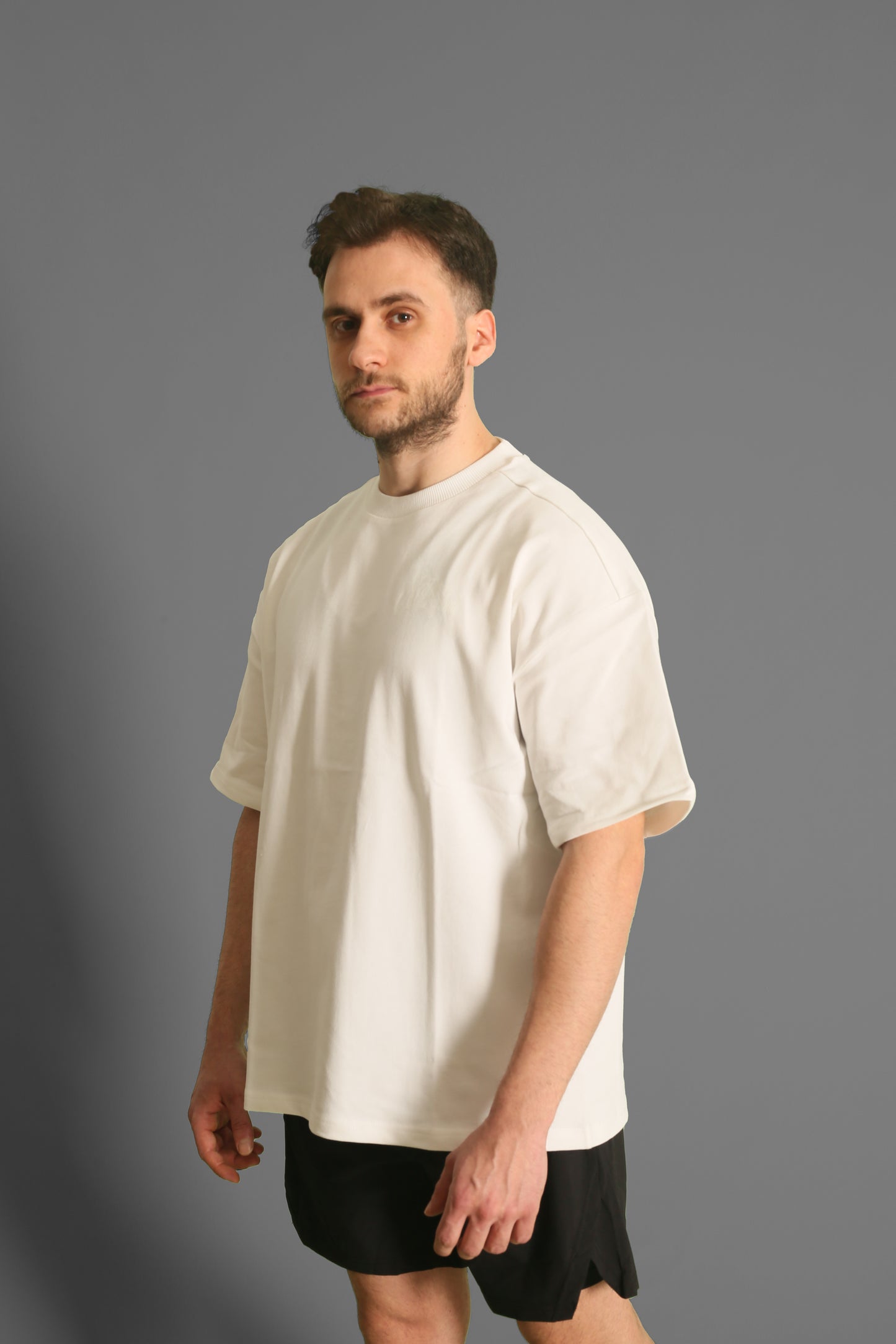 NTB Unisex Oversize T-Shirt Of White Renk