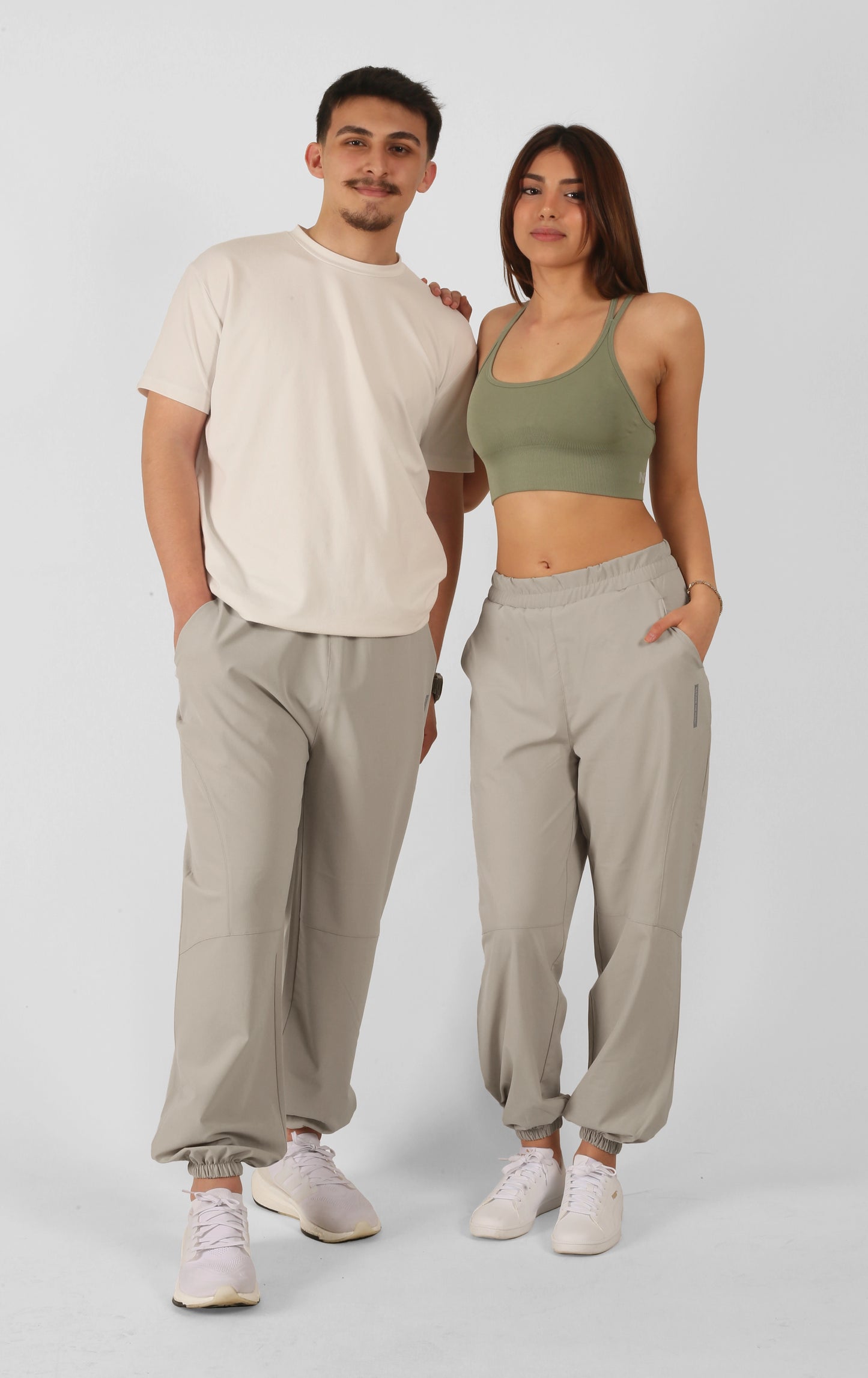 NTB Unisex Track Pants Ecru Color