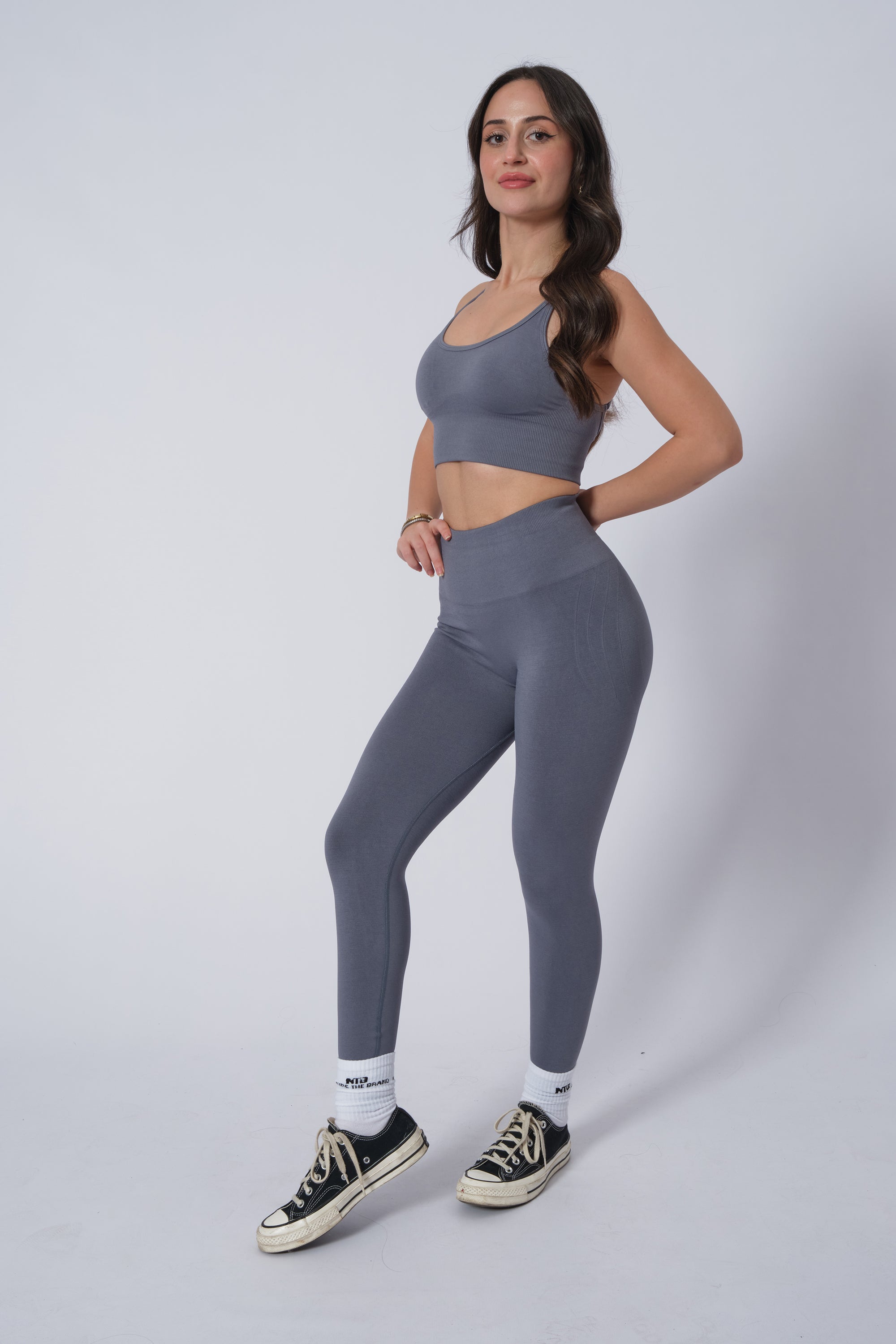 NTB High Waist Hip Slimming Seamless Scrunch Leggings