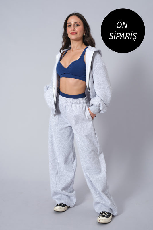 Kadın Gri Eşofman Altı