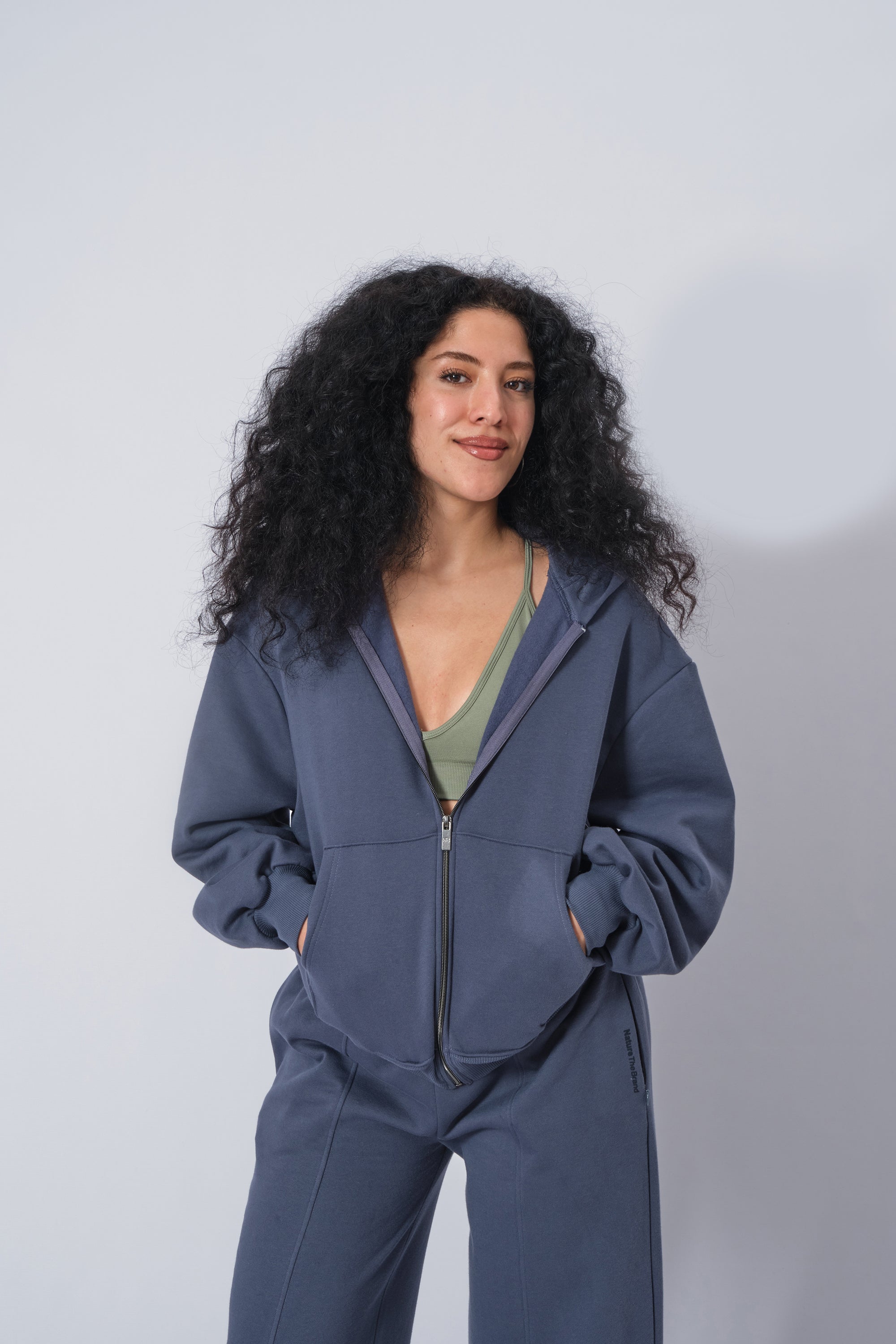 Kadın Dark Saphire  Hoodie