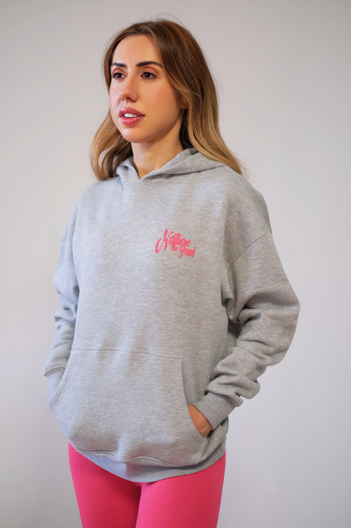 NTB Woman Hoodie Sweatshirt Gray