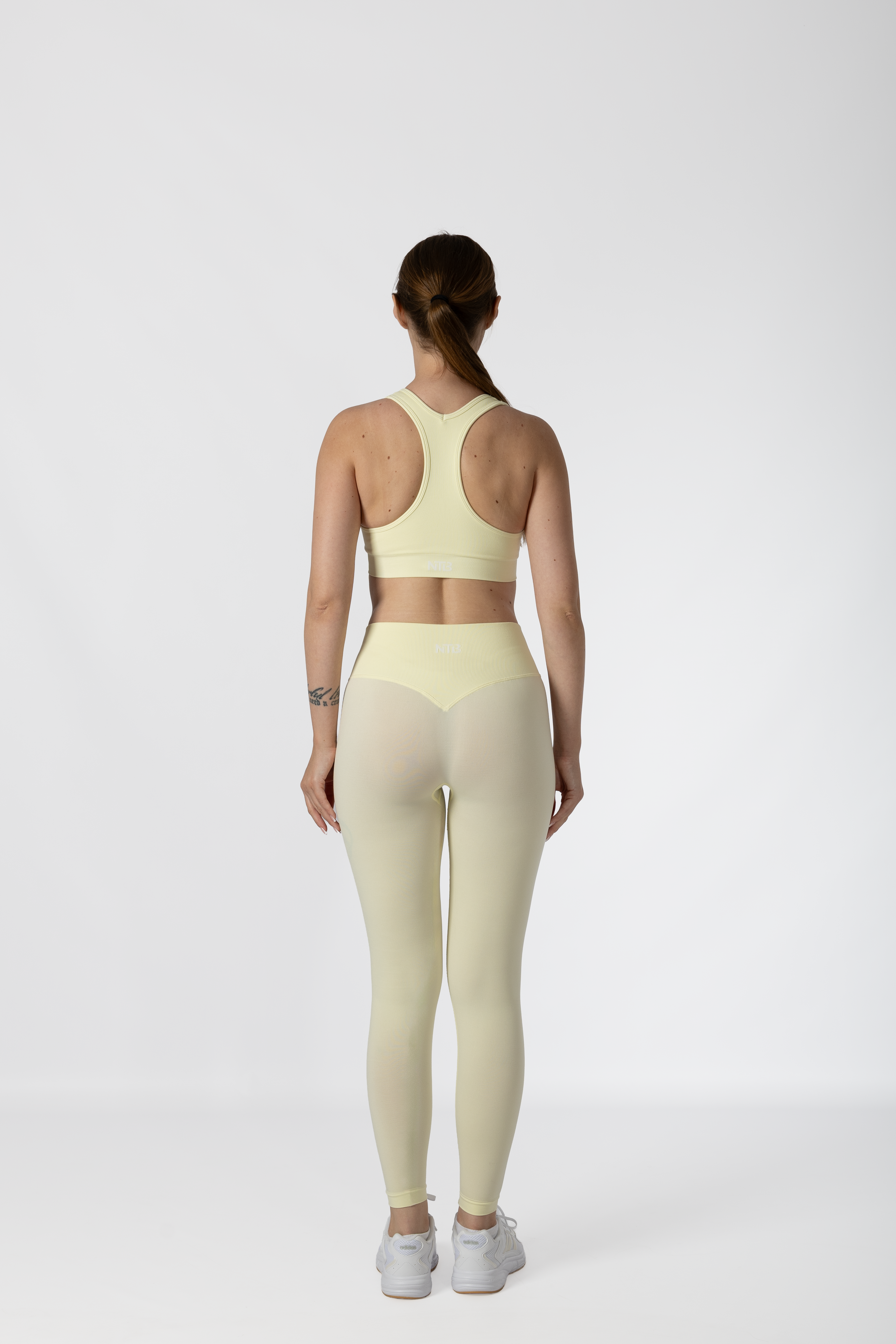 Düşük Bel Tayt Kalça Toparlayıcı Light Yellow