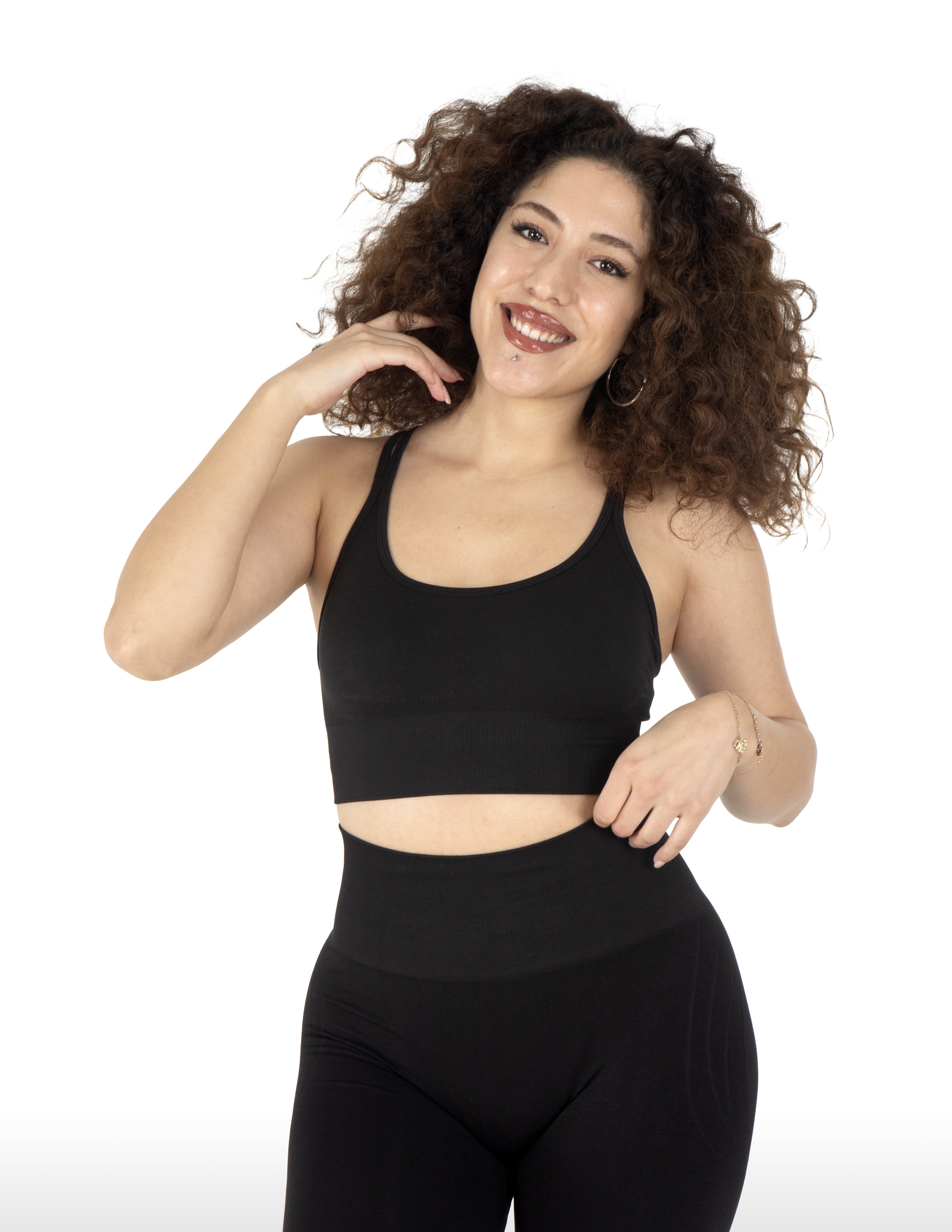 NTB Seamless Sports Bra Black