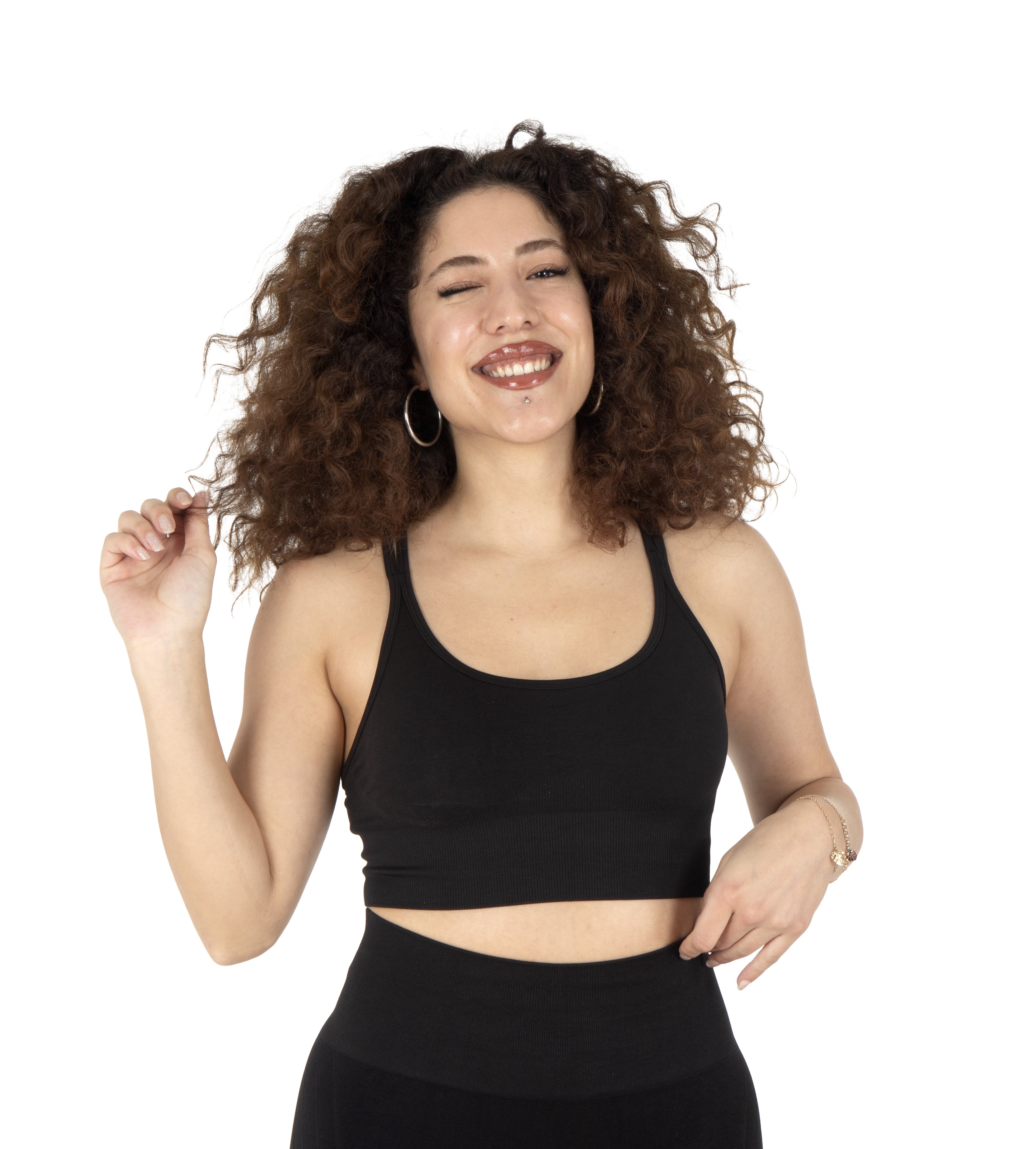 NTB Seamless Sports Bra Black