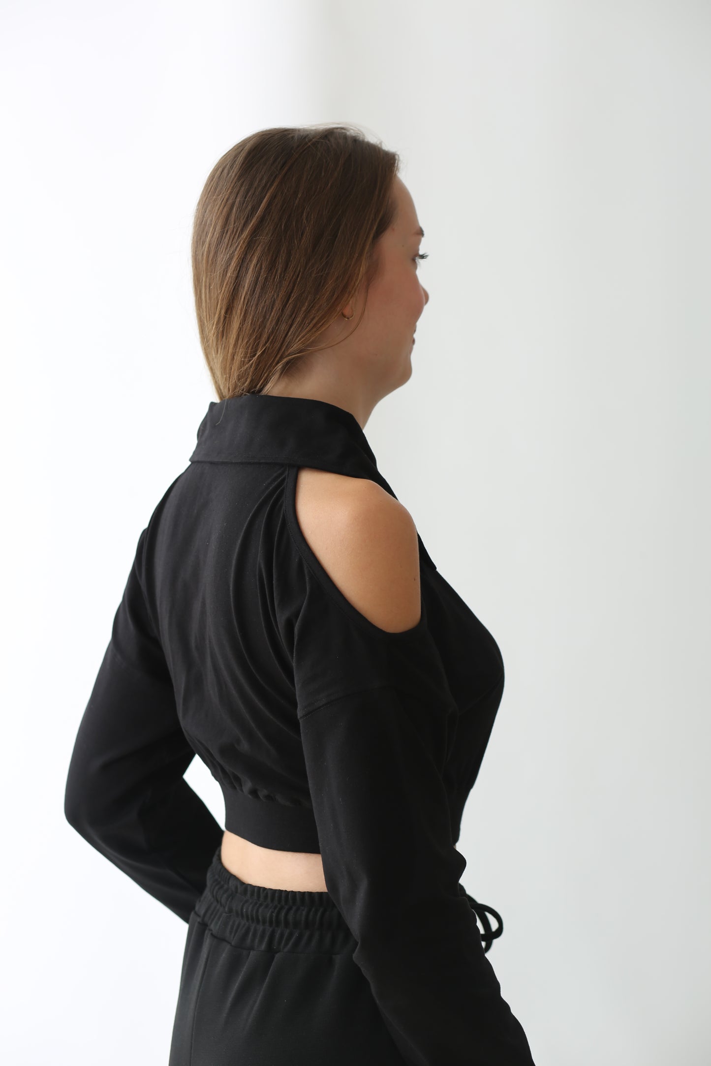 NTB Damla Yaka Siyah Sweat