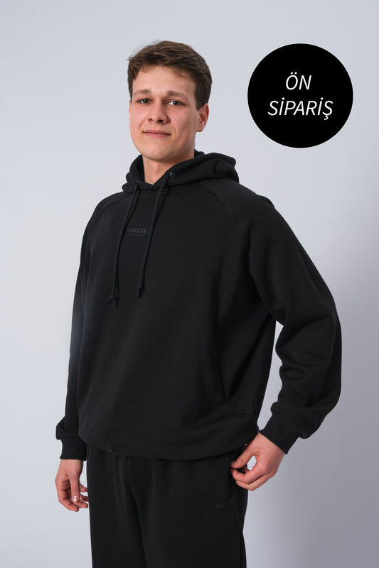 Erkek Siyah Sweatshirt