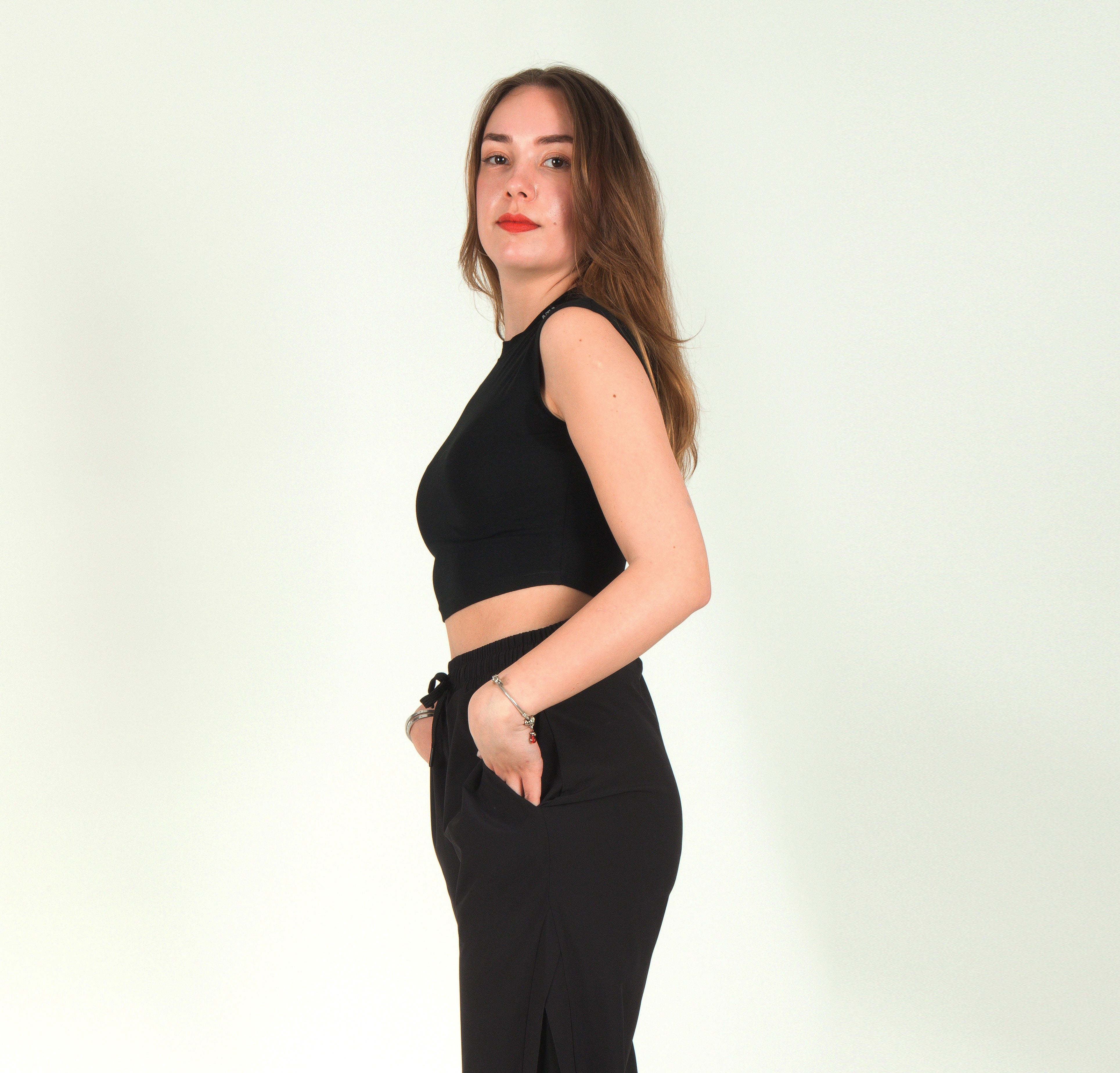 NTB Baskılı Kısa Kol Tişört Black